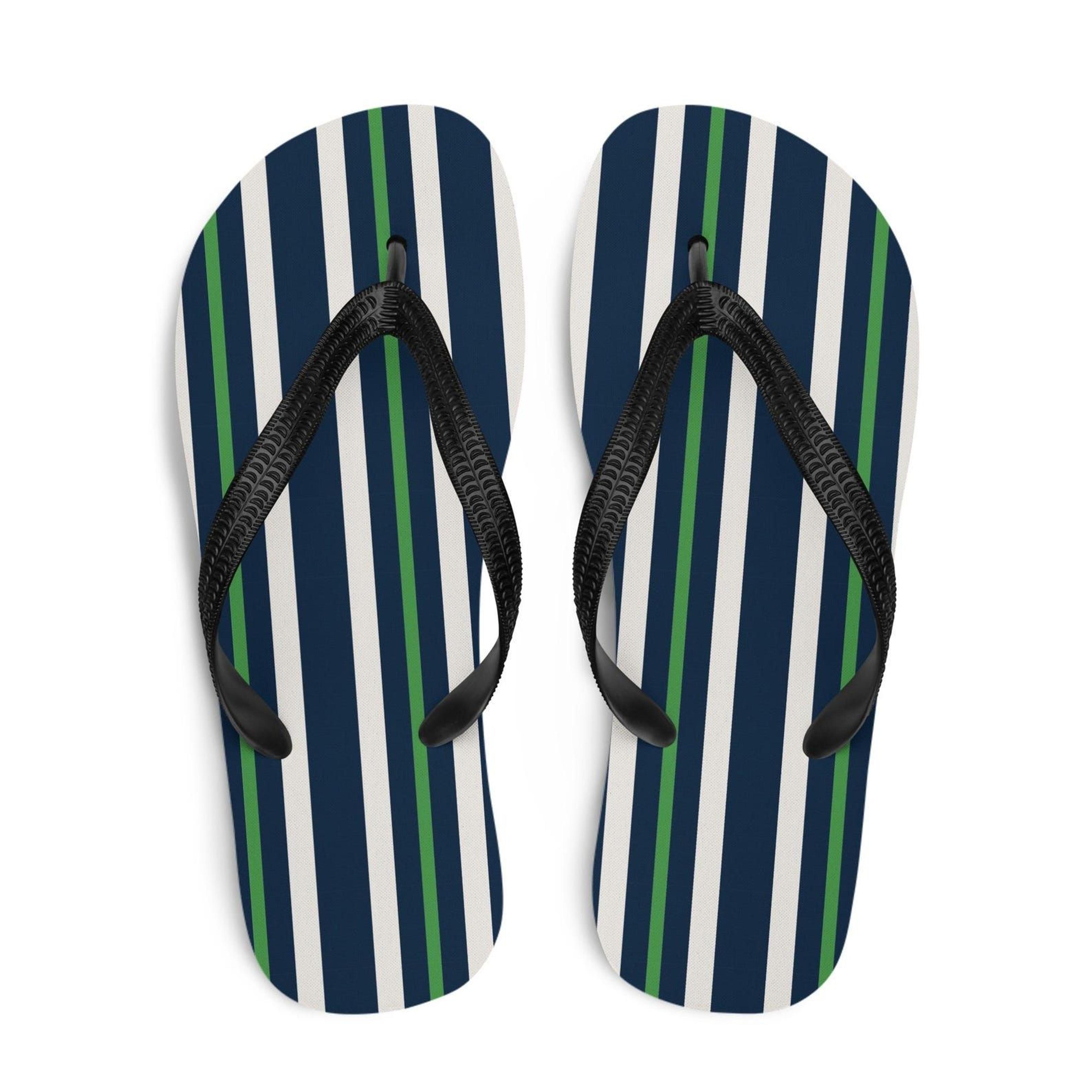 striped flip flops | striped flip flops | classic summer beach sandals for men & women
