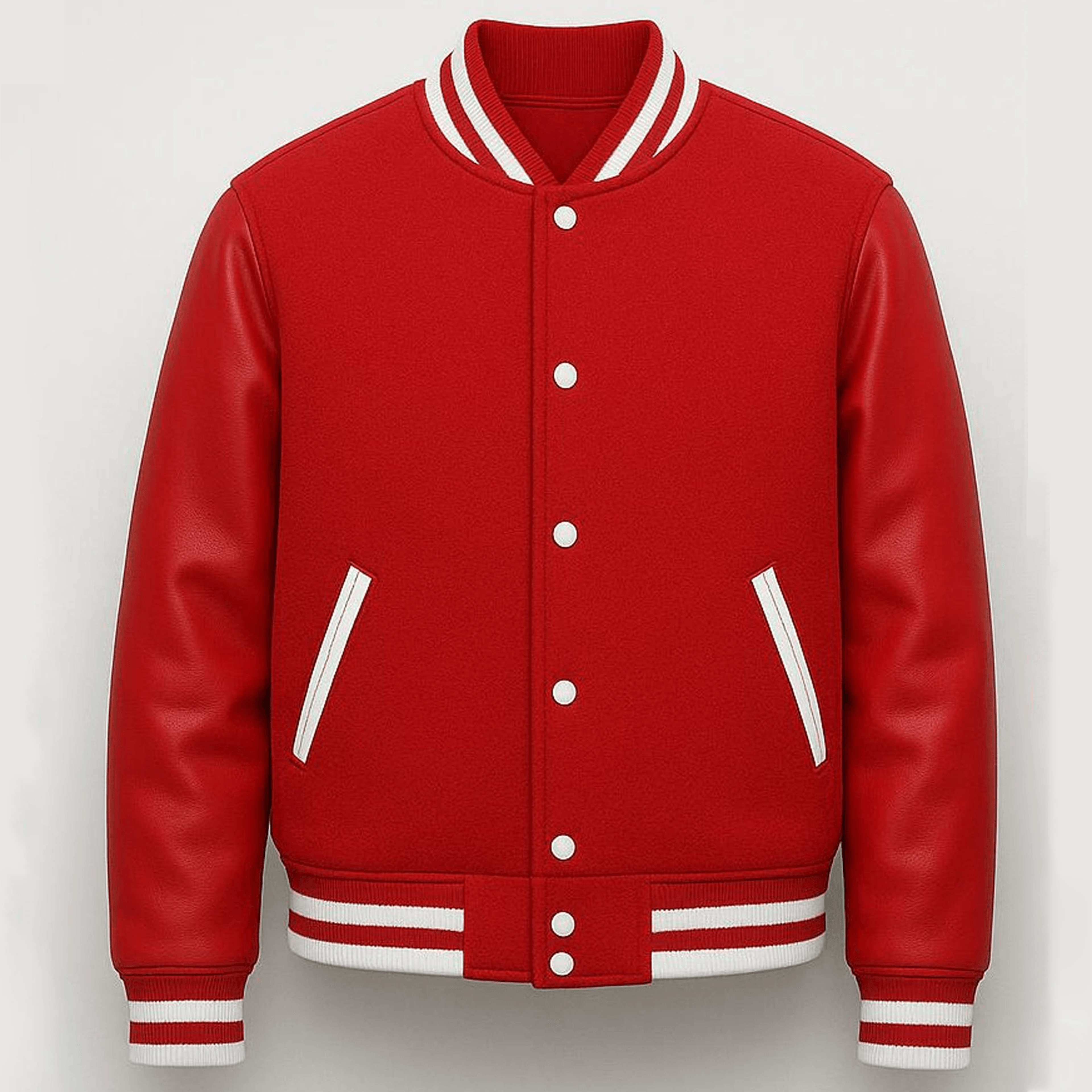 unisex christmas varsity jacket, red holiday letterman jacket, festive xmas jacket, christmas gift