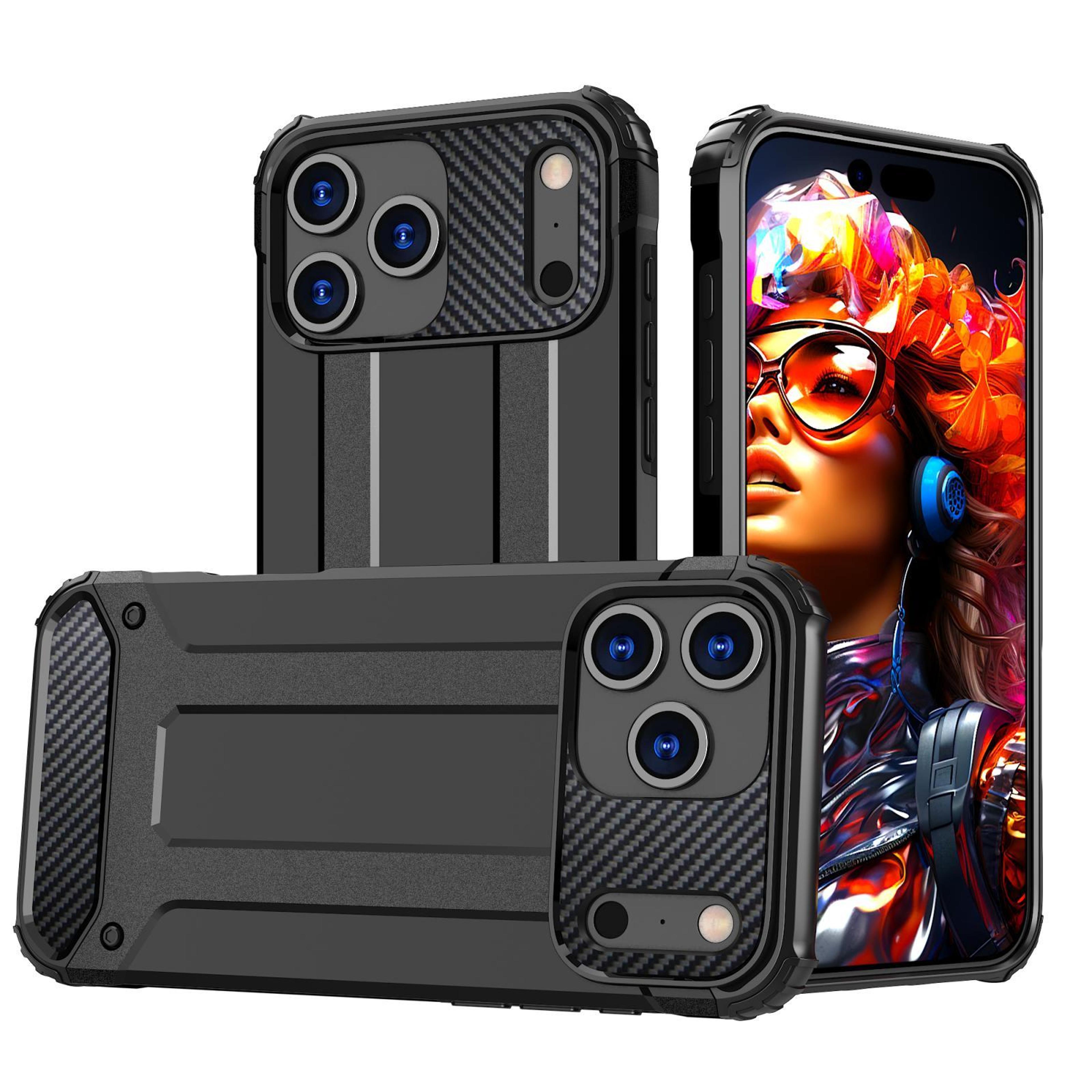 iphone 17 pro & 17 pro max magic armor tpu shockproof protective case scratch resistant cover
