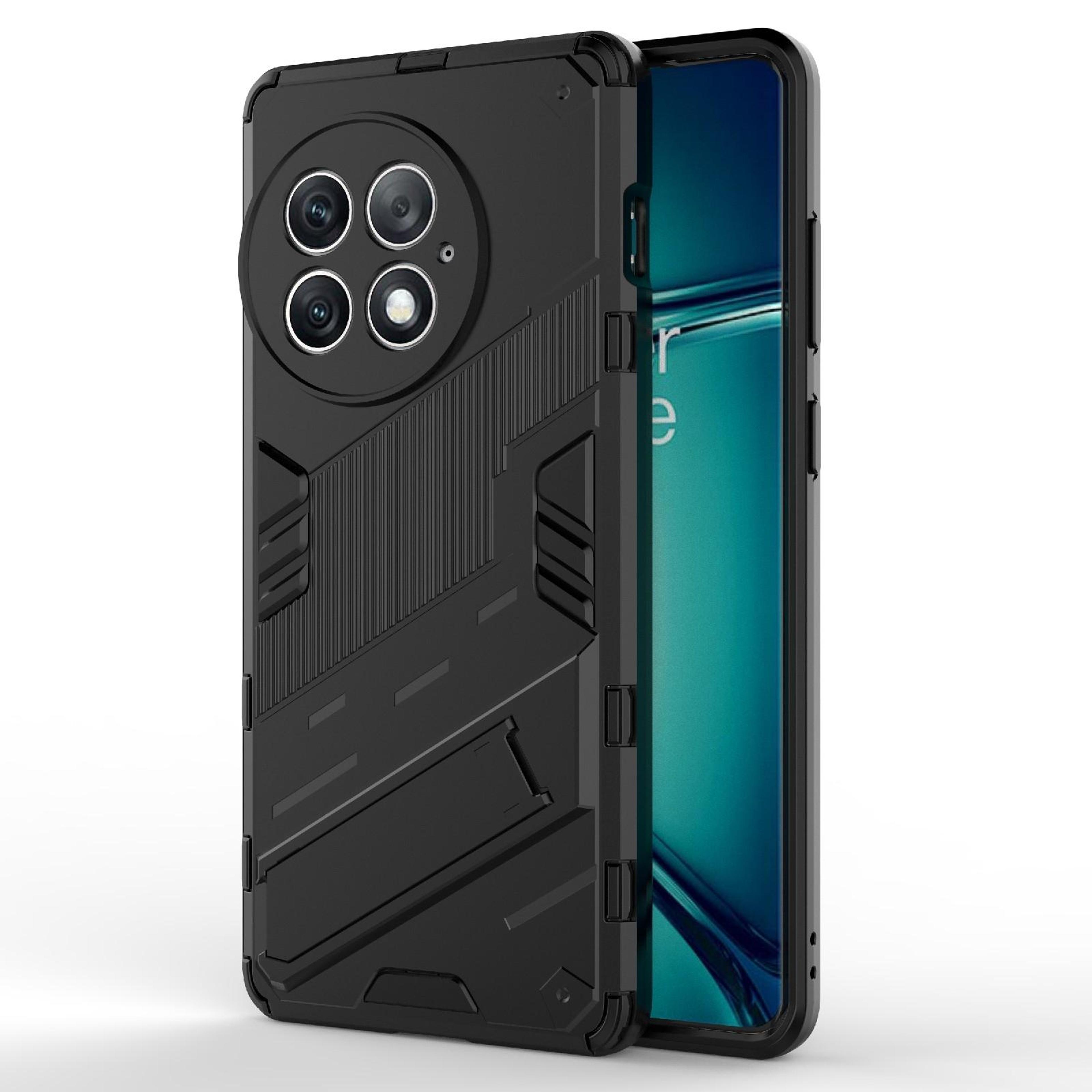 oneplus ace 2 pro rugged phone case with stand, shockproof case pc tpu armor cover
