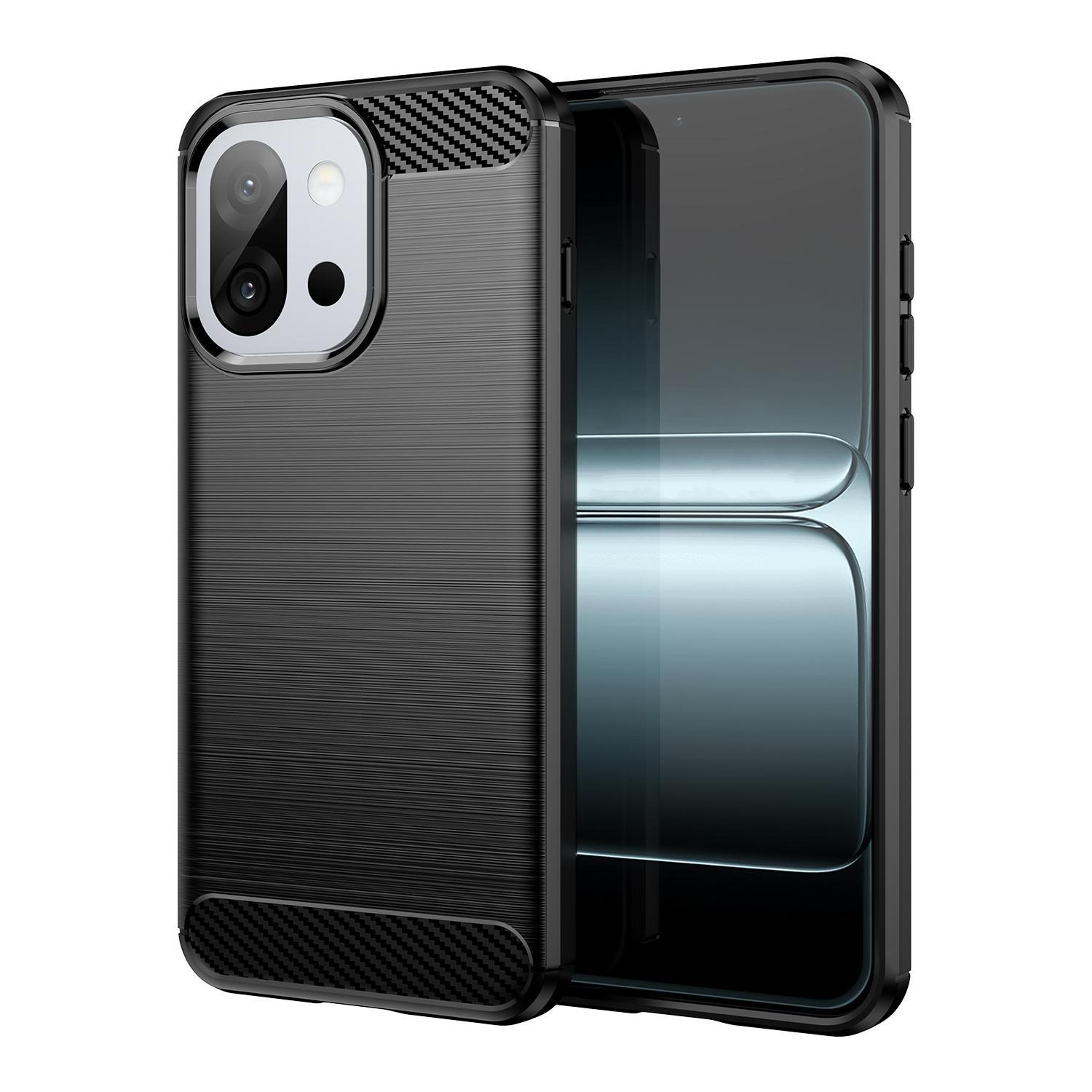 oneplus 13s carbon fiber phone case slim shockproof tpu cover anti scratch grip