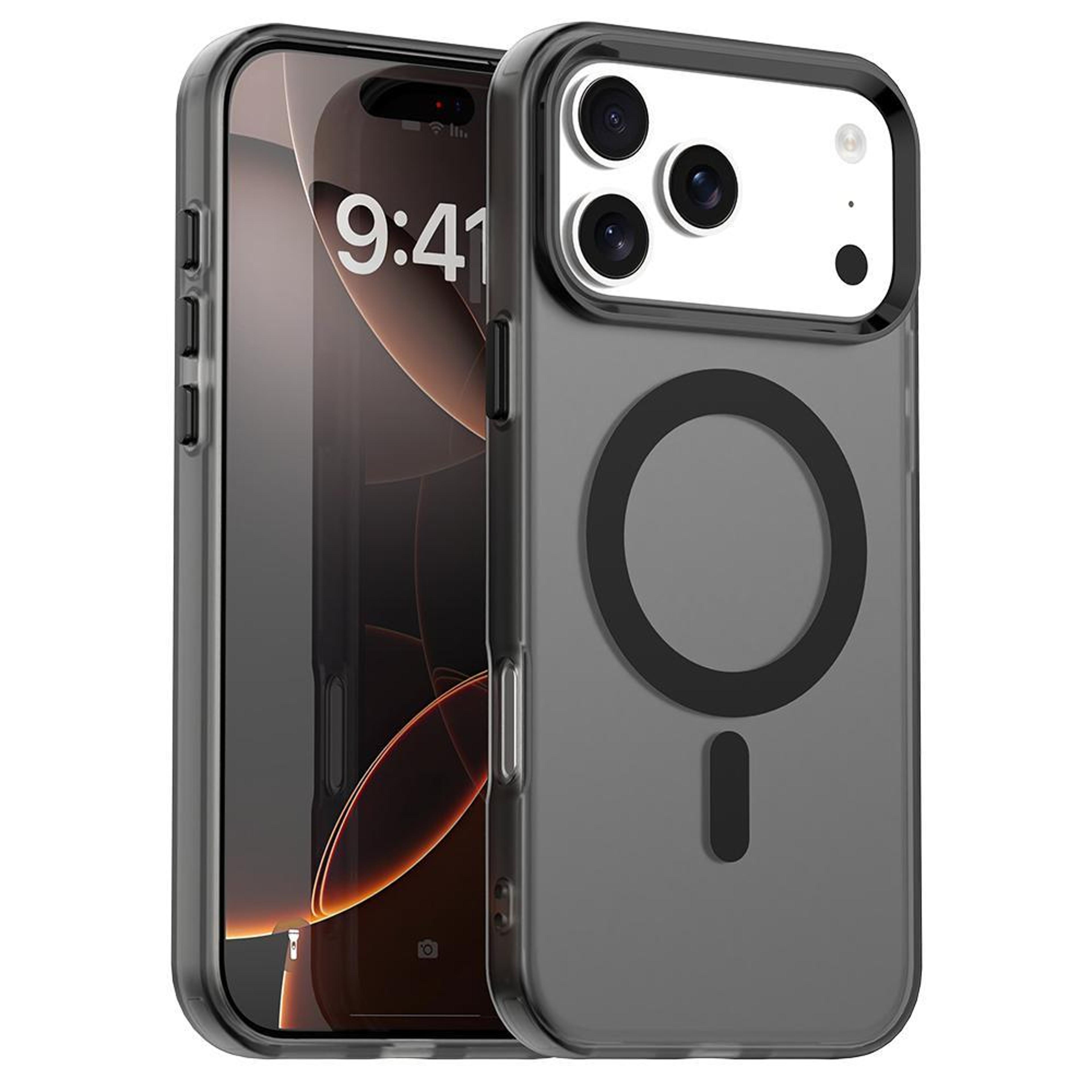 iphone 17 pro magsafe hybrid tpu pc candy protective case shockproof cover