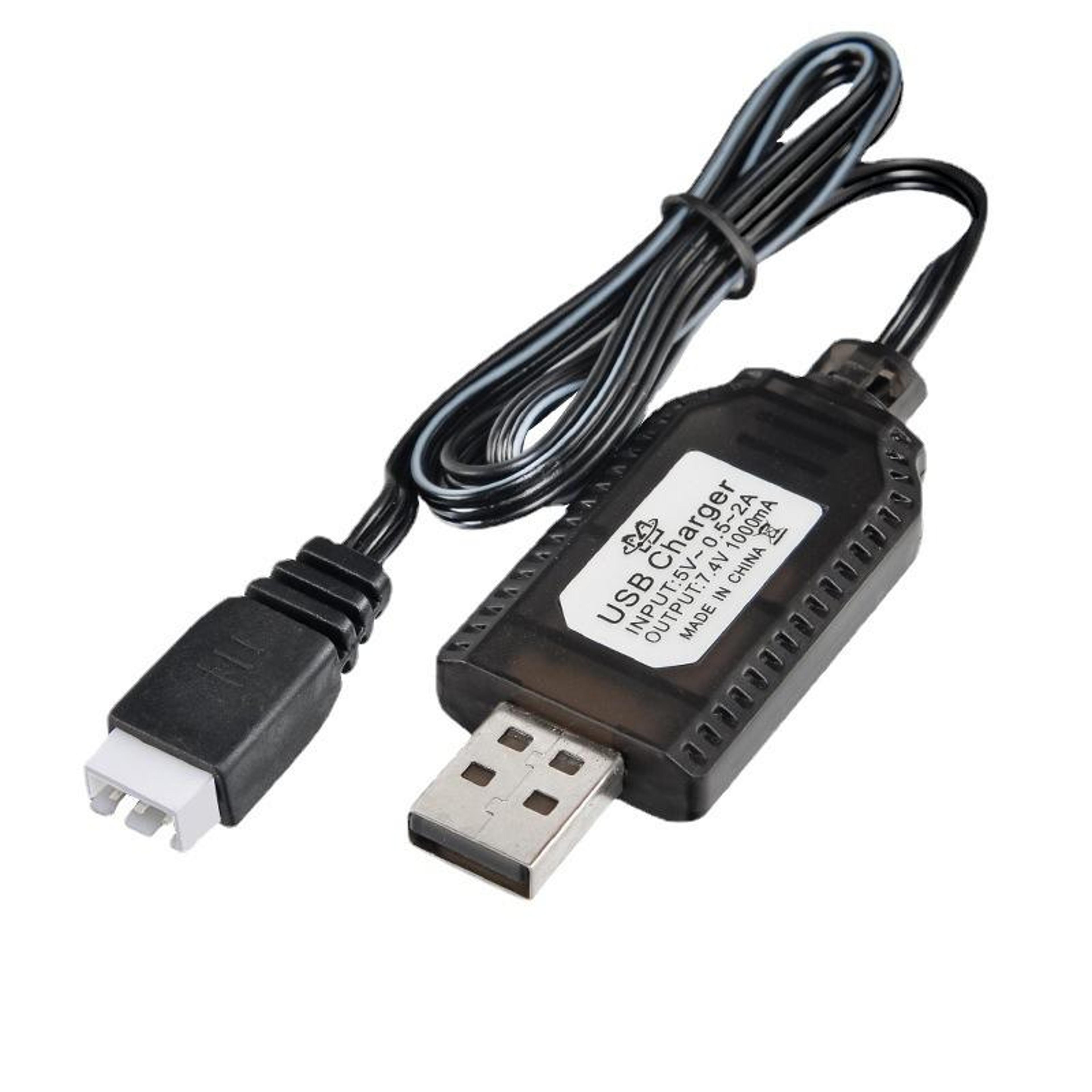 7.4v lithium battery usb charger cable for rc aircraft xh-3p