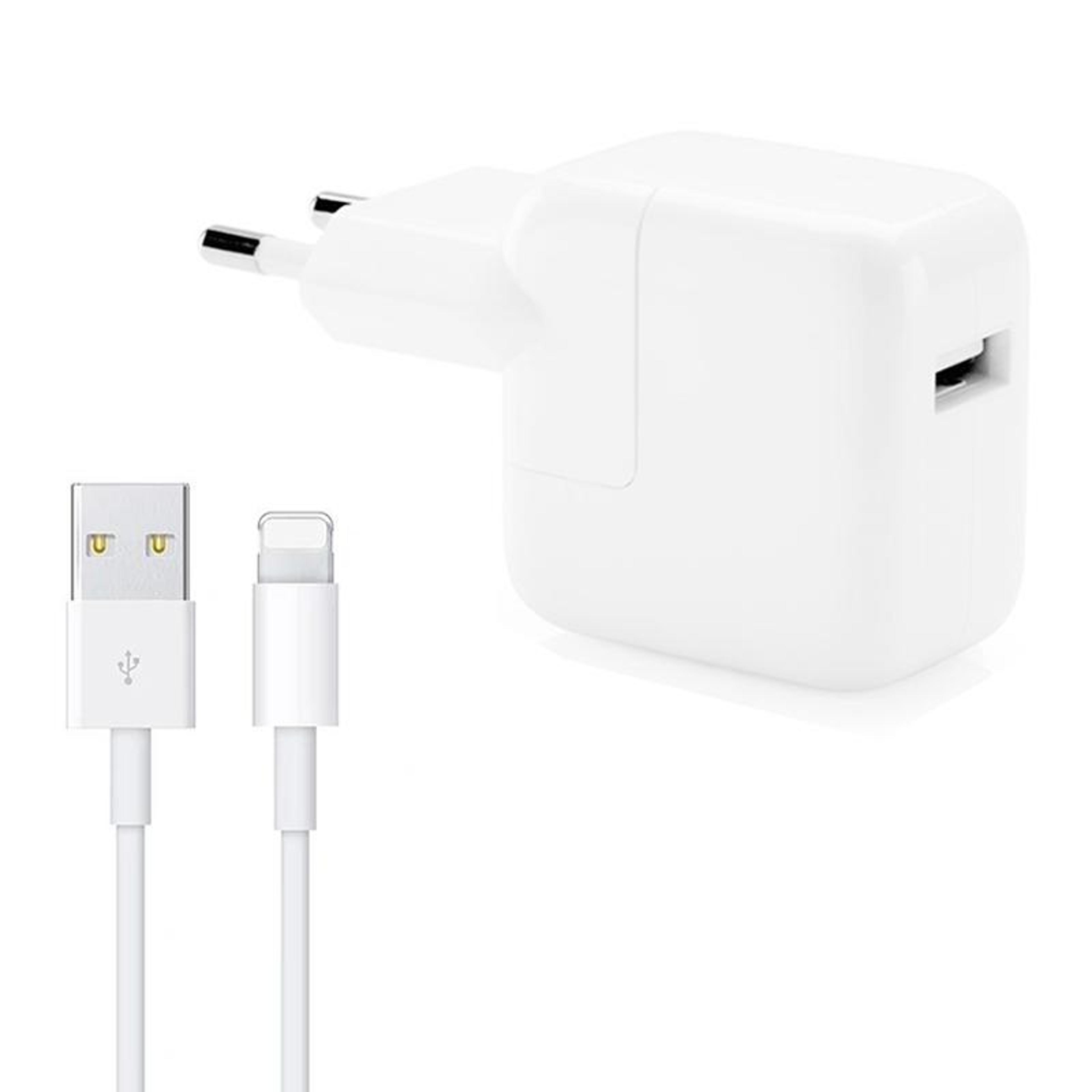 12w usb charger with 8 pin lightning cable for iphone ipad fast charging kit