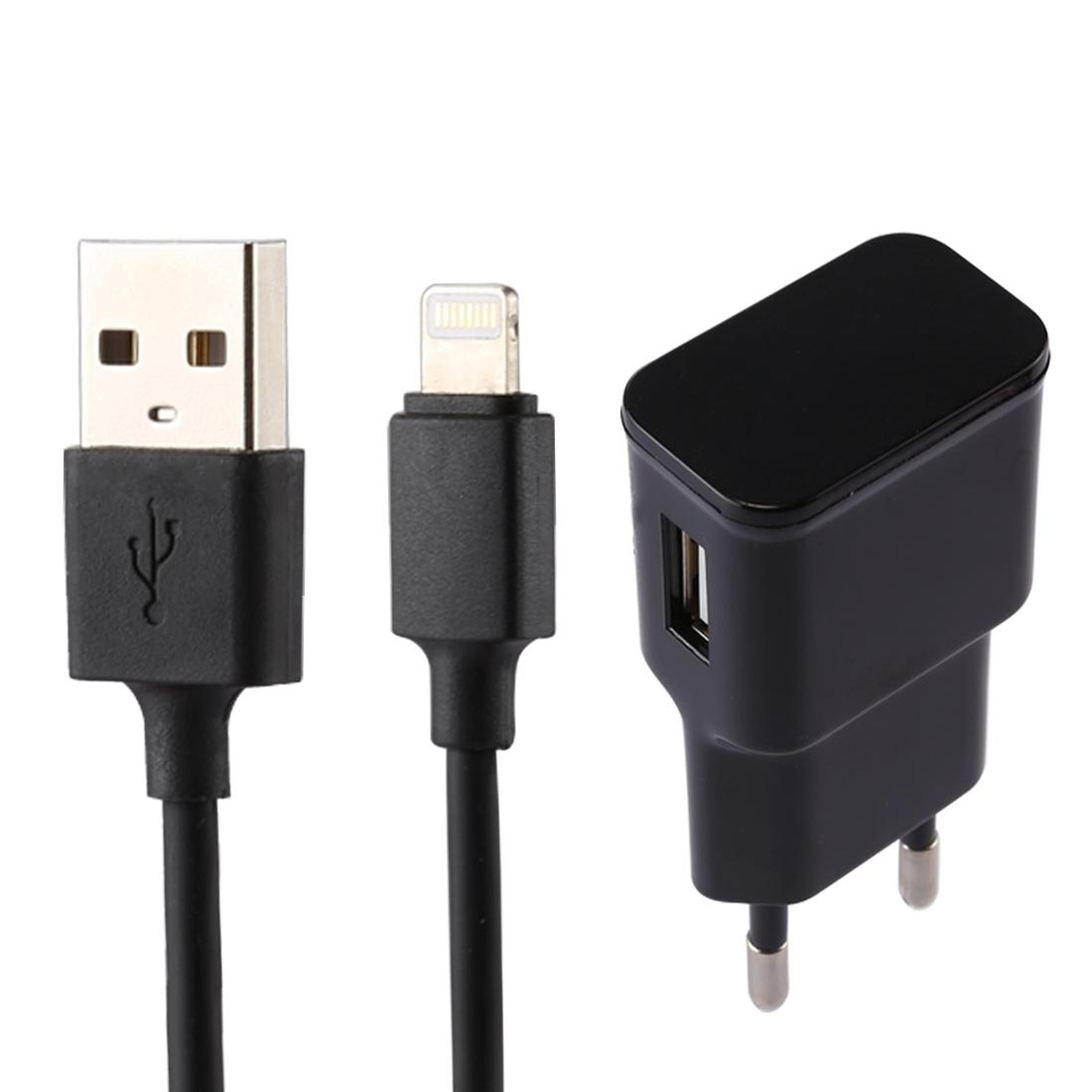 iphone 5v 2.1a intelligent usb fast charger with 1m lightning cable