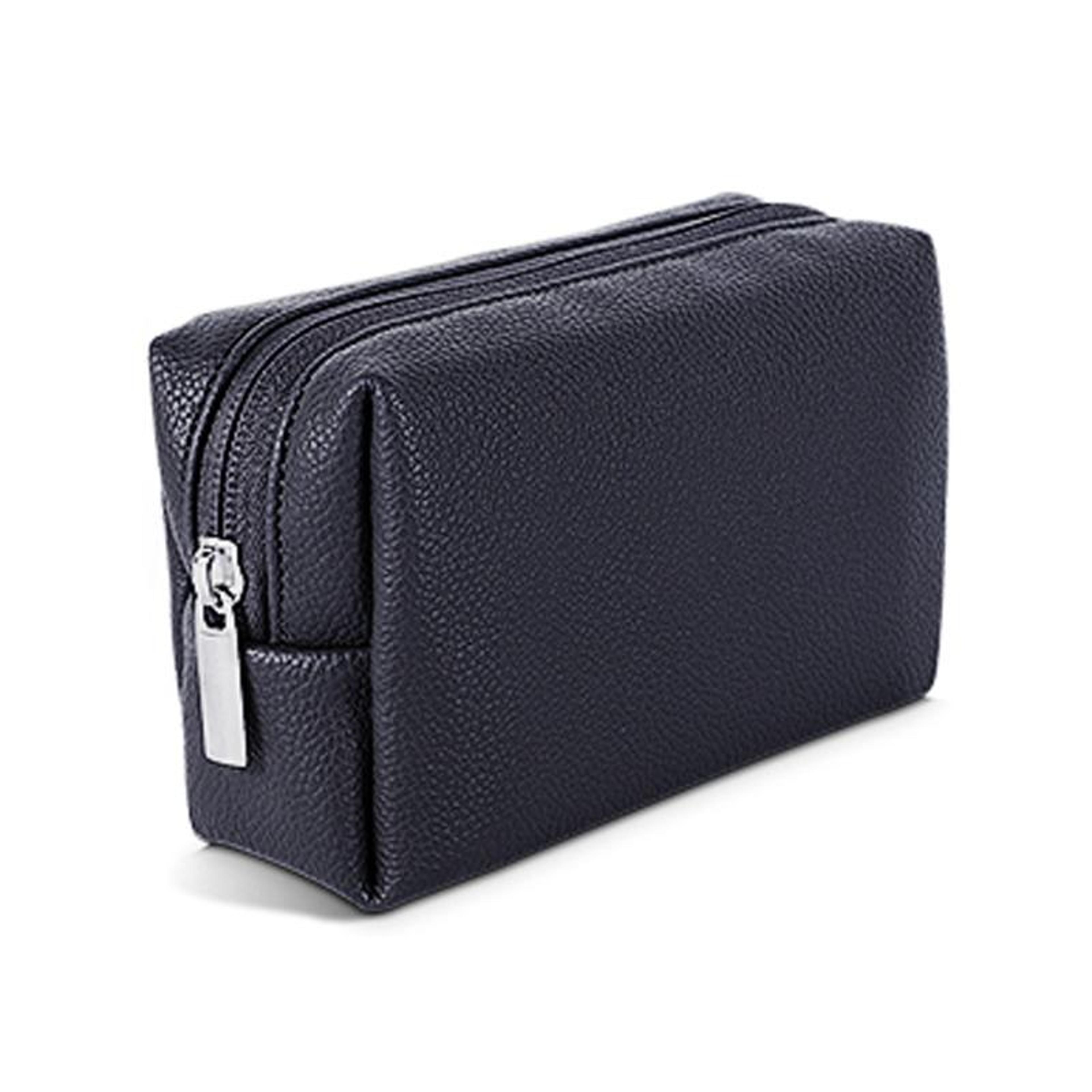 leather cable organizer travel tech storage bag for charger, mouse and accessories