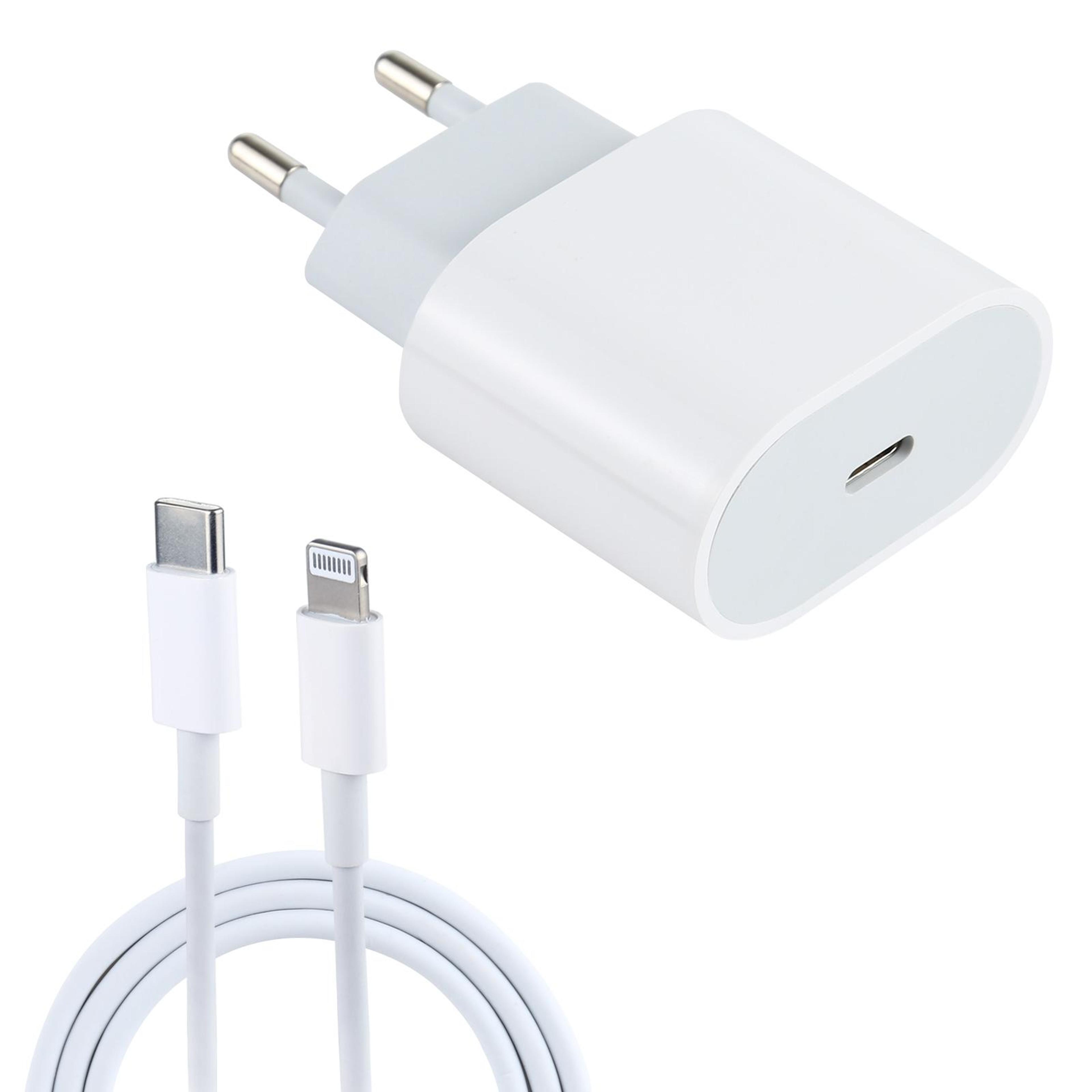 l-012 2-in-1 20w pd fast charger & usb-c to lightning cable travel charging set