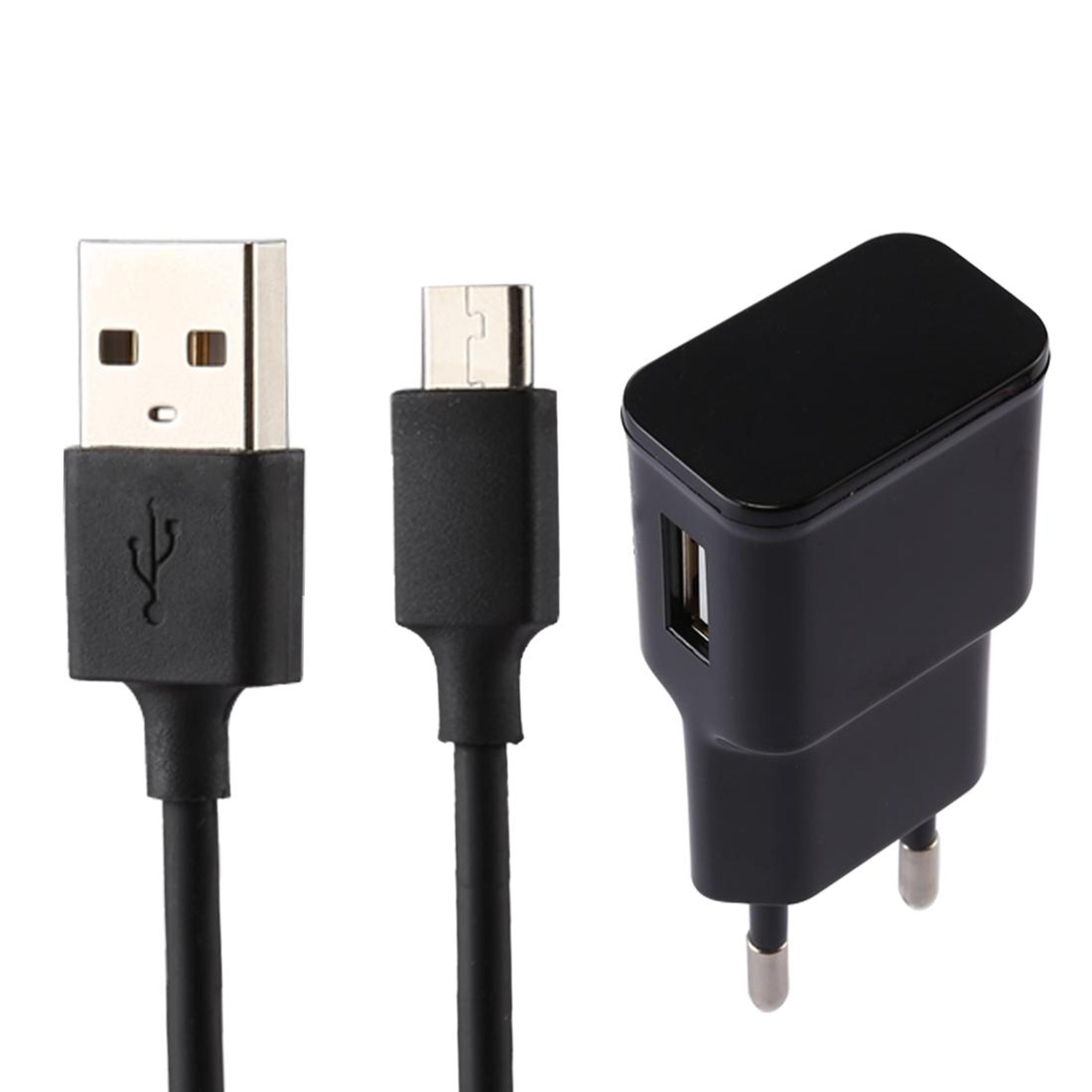 fast charge 5v 2.1a usb wall charger with micro usb cable smart power adapter