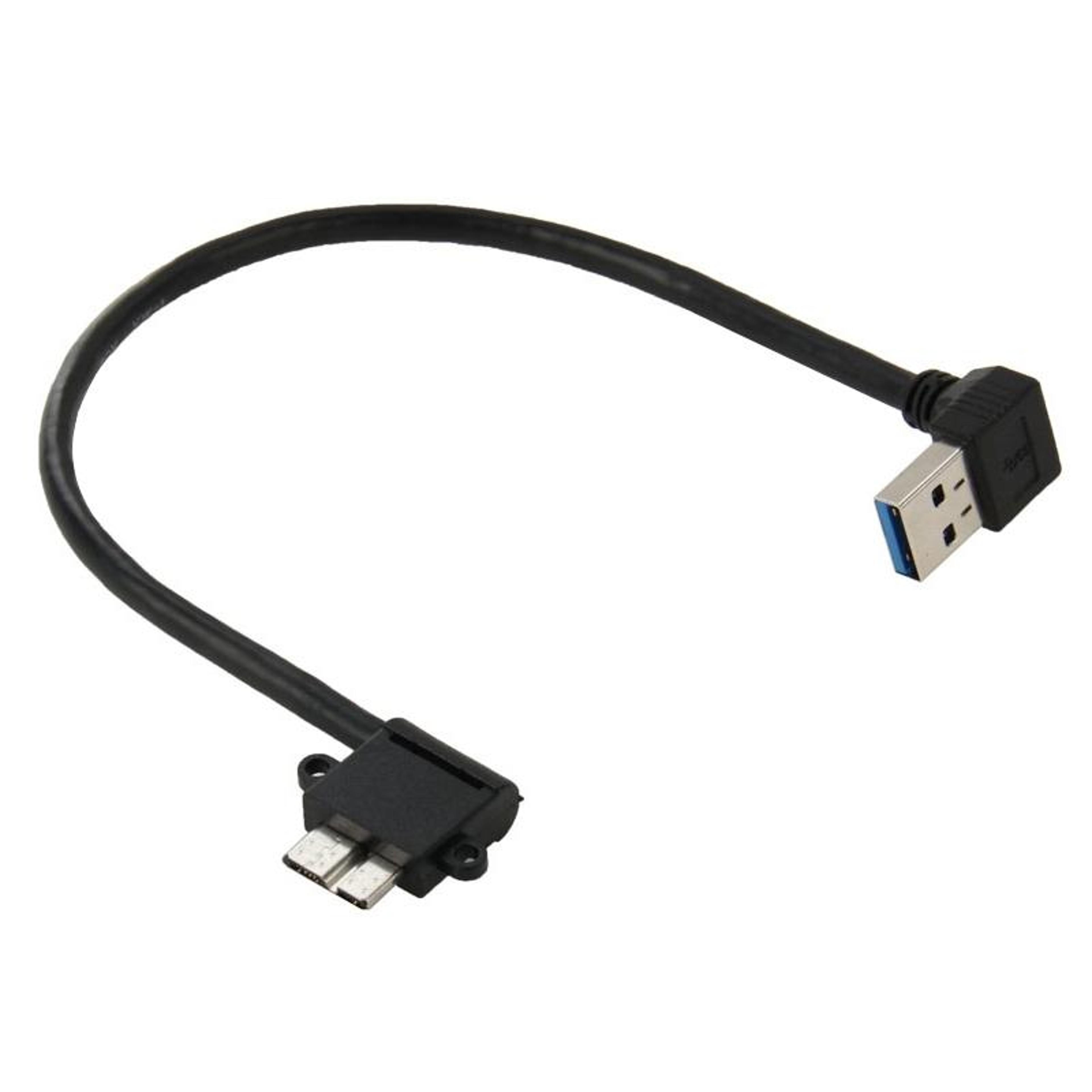 90 degree usb 3.0 to micro usb 3.0 angled short data cable 26cm for galaxy note 3 n9000 fast sync
