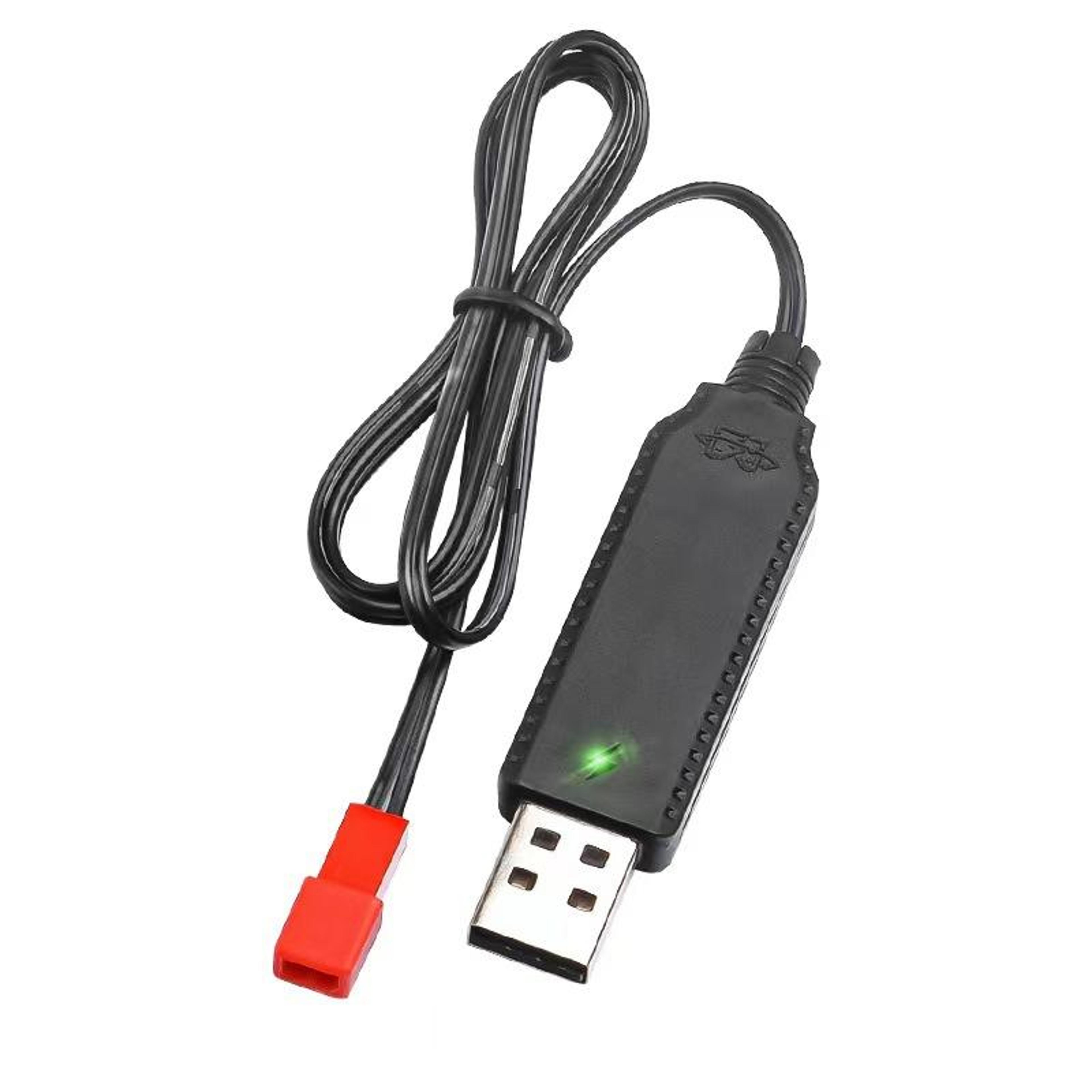 3.7v usb jst battery charging cable with smart chip protection for rechargeable devices