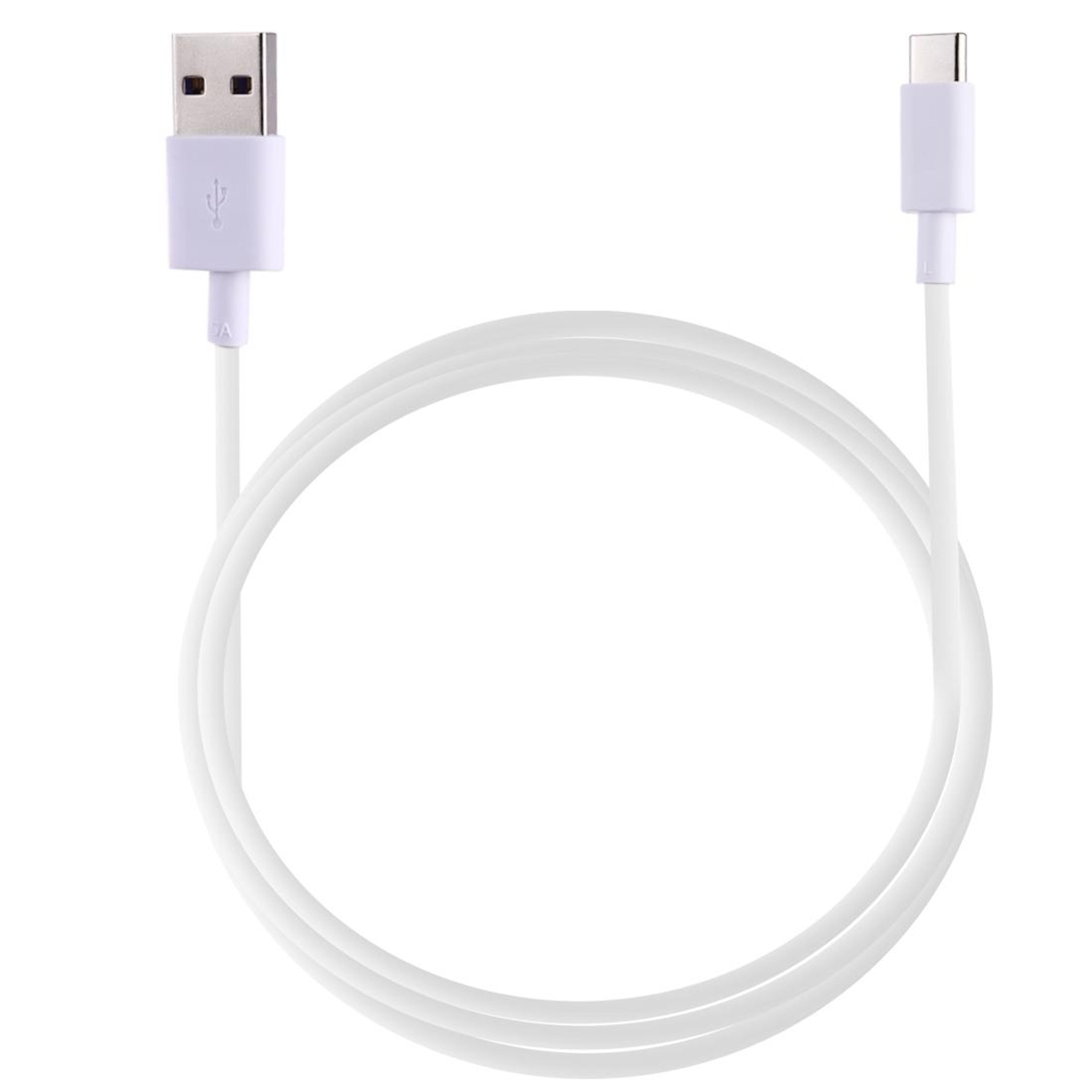 1.5m usb to usb-c fast charging cable 5v 4a type-c charge cable white
