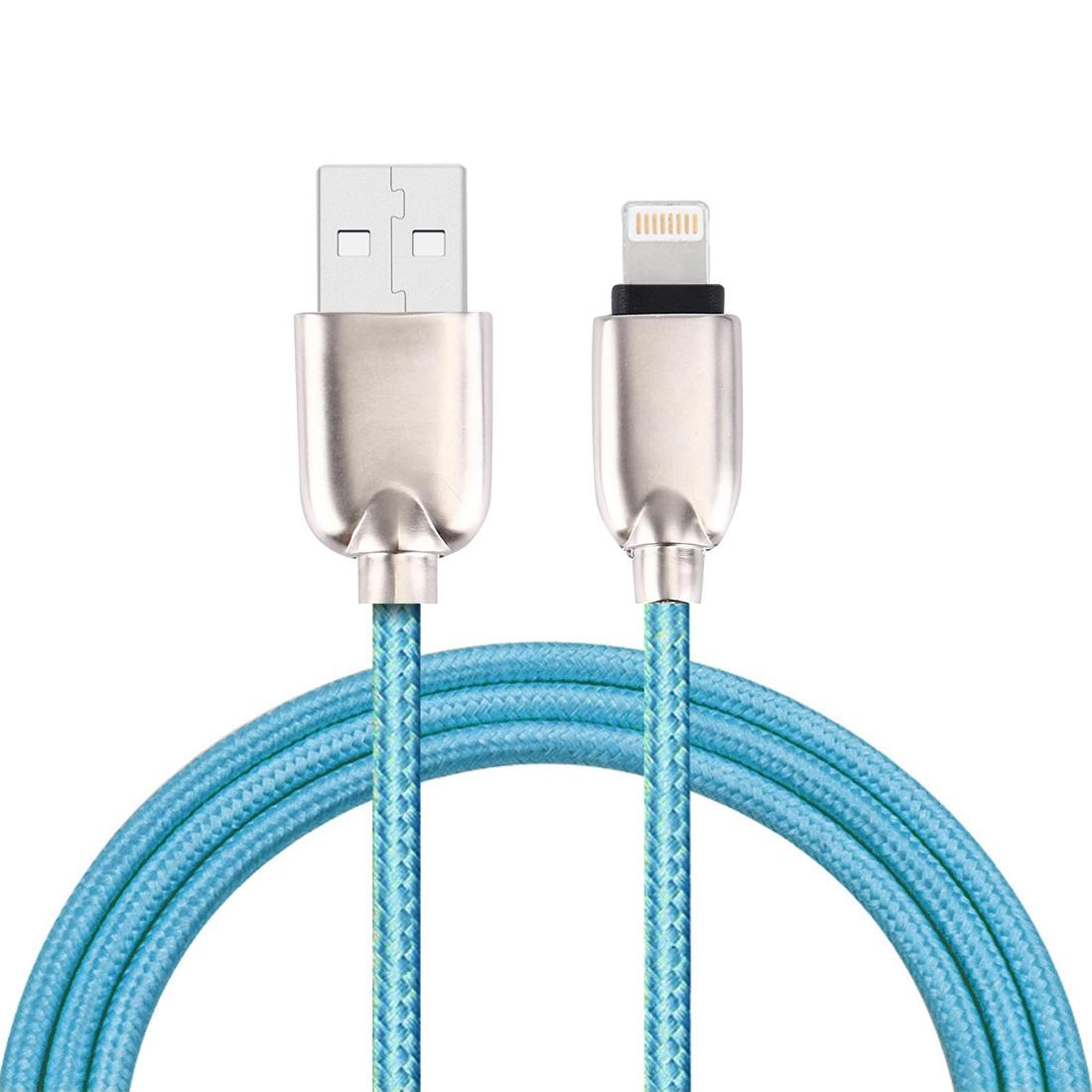 1m woven lightning usb fast charging & data sync cable for iphone ipad
