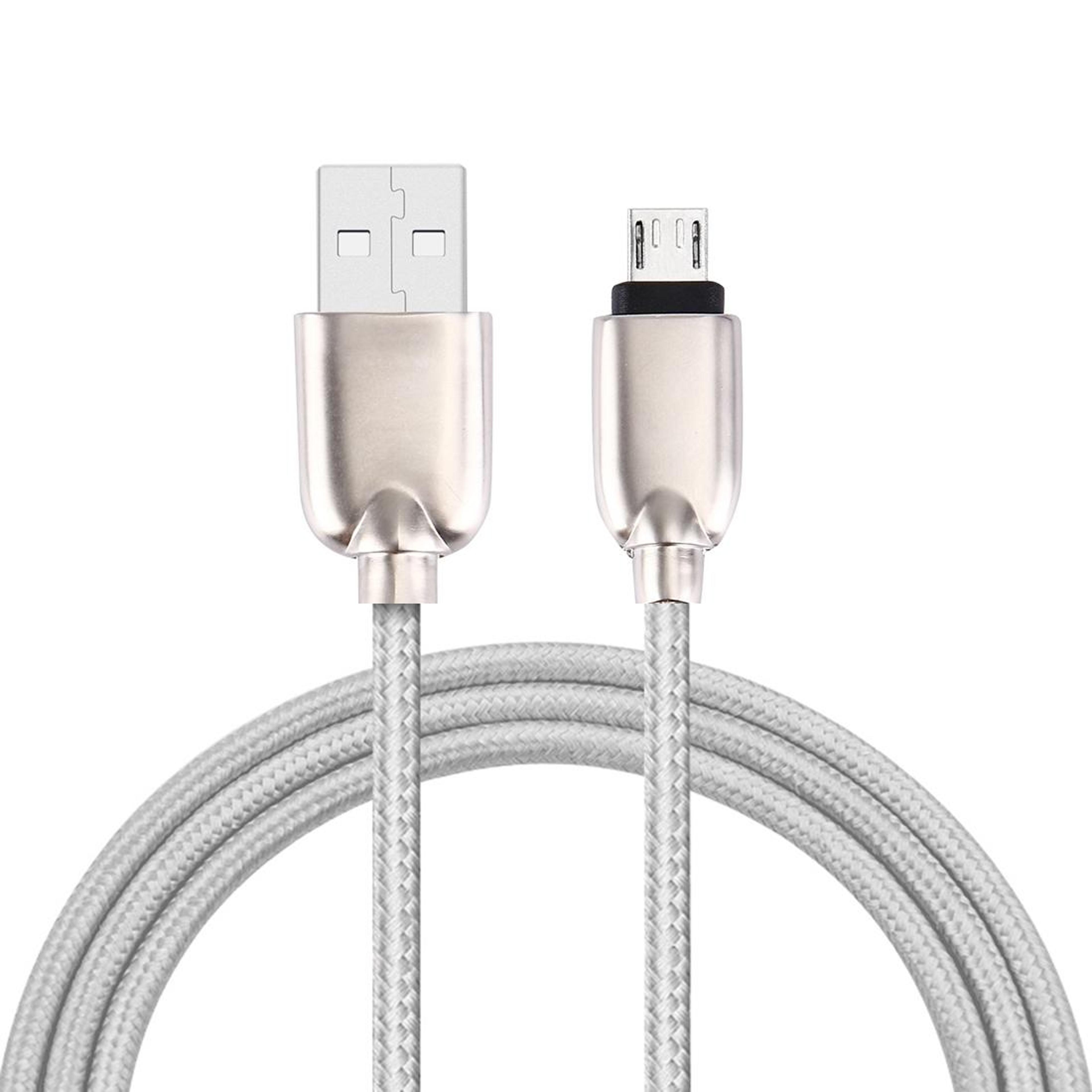 durable braided micro usb fast charging data sync cable 1m copper core