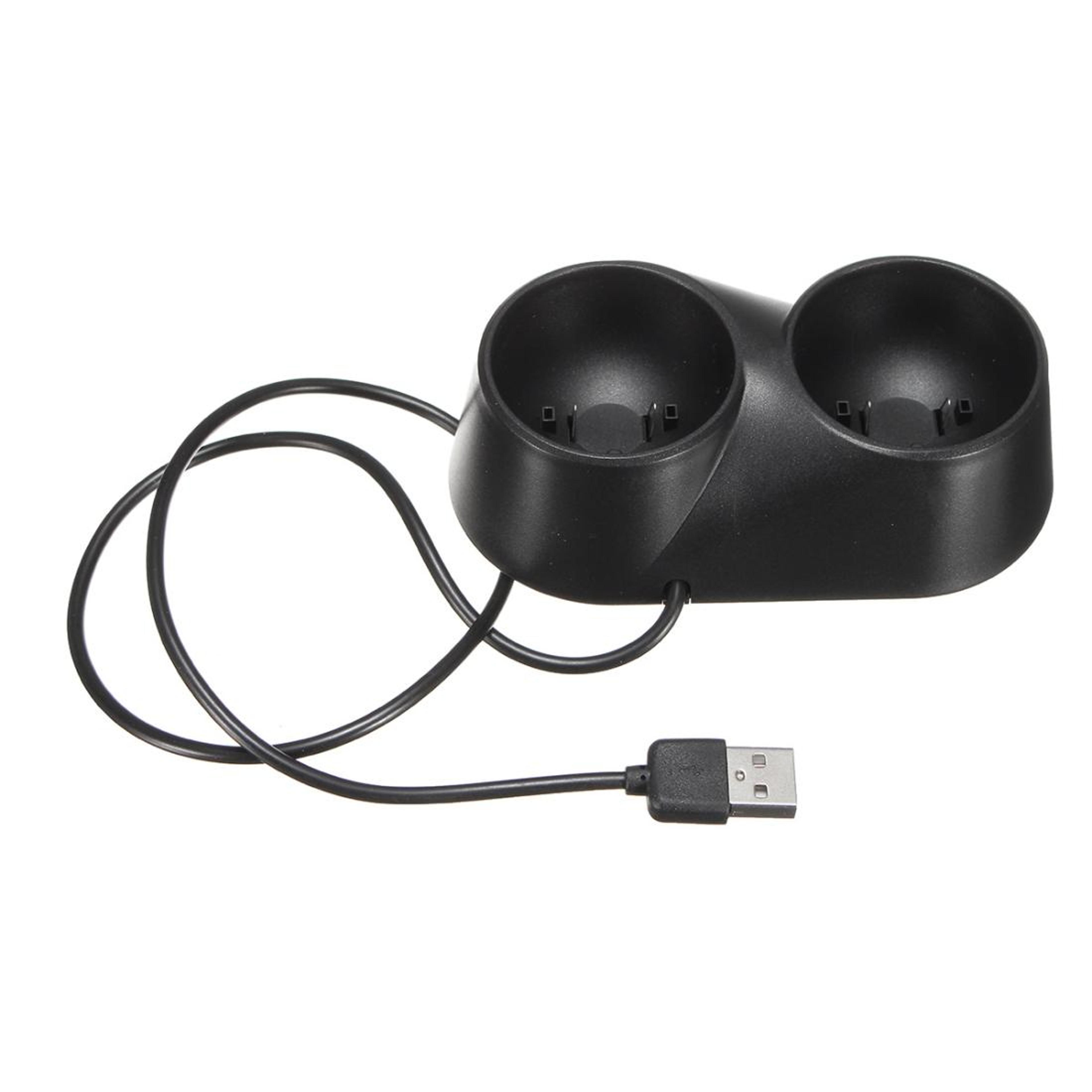 ps4 vr controller charger dual usb dock stand for psvr move