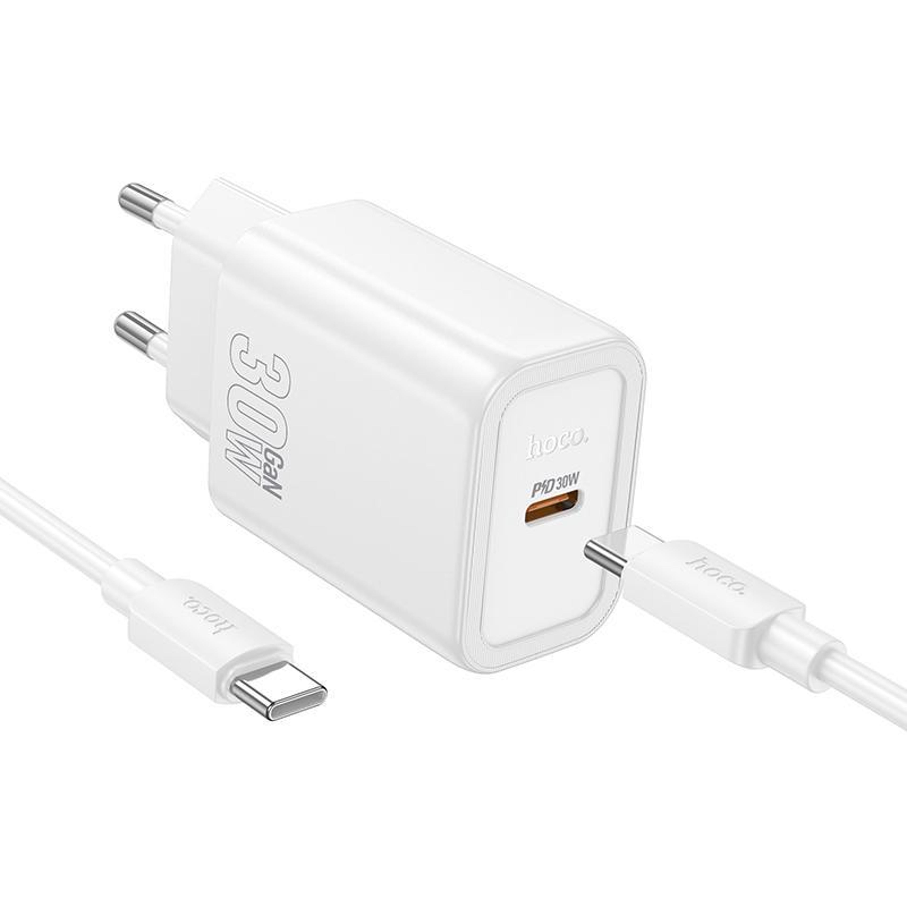 n62 30w usb-c fast charger set with type-c cable for phones, tablets and everyday travel