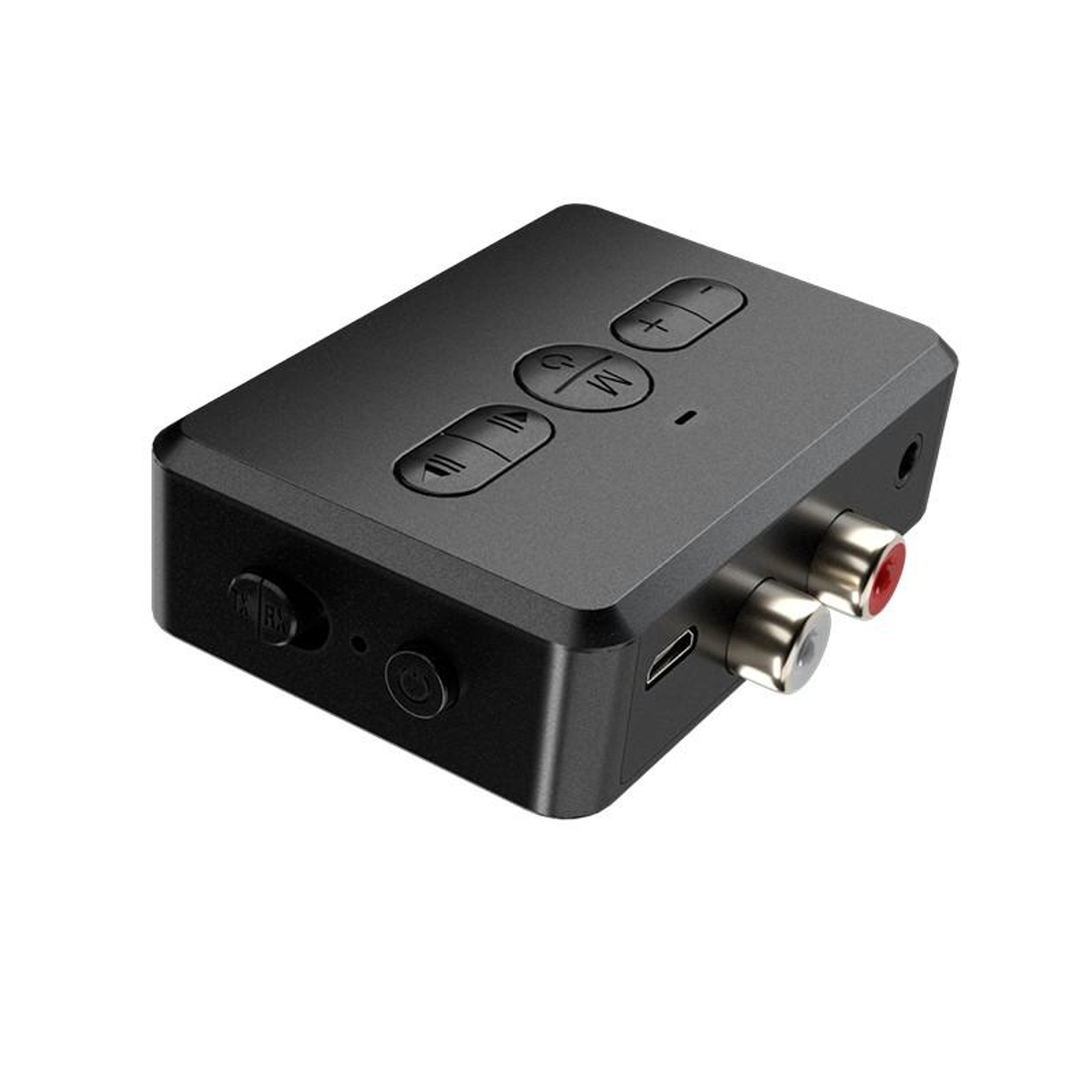 rt01 bluetooth 5.0 audio adapter 2-in-1 receiver & transmitter for car and home hands-free streaming