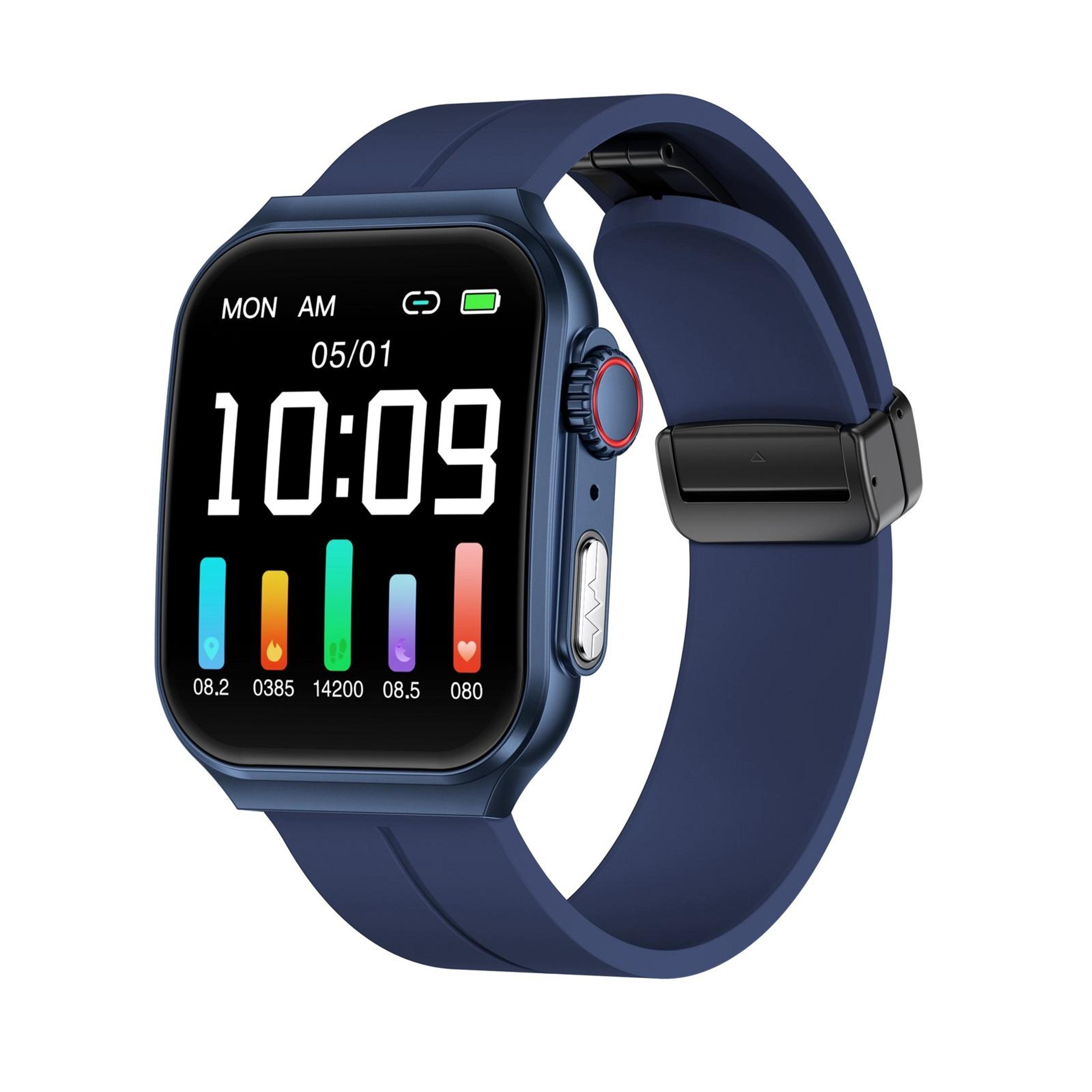 nx15 smart watch with bluetooth call, 1.96" hd display, health tracker & ip68 waterproof fitness watch