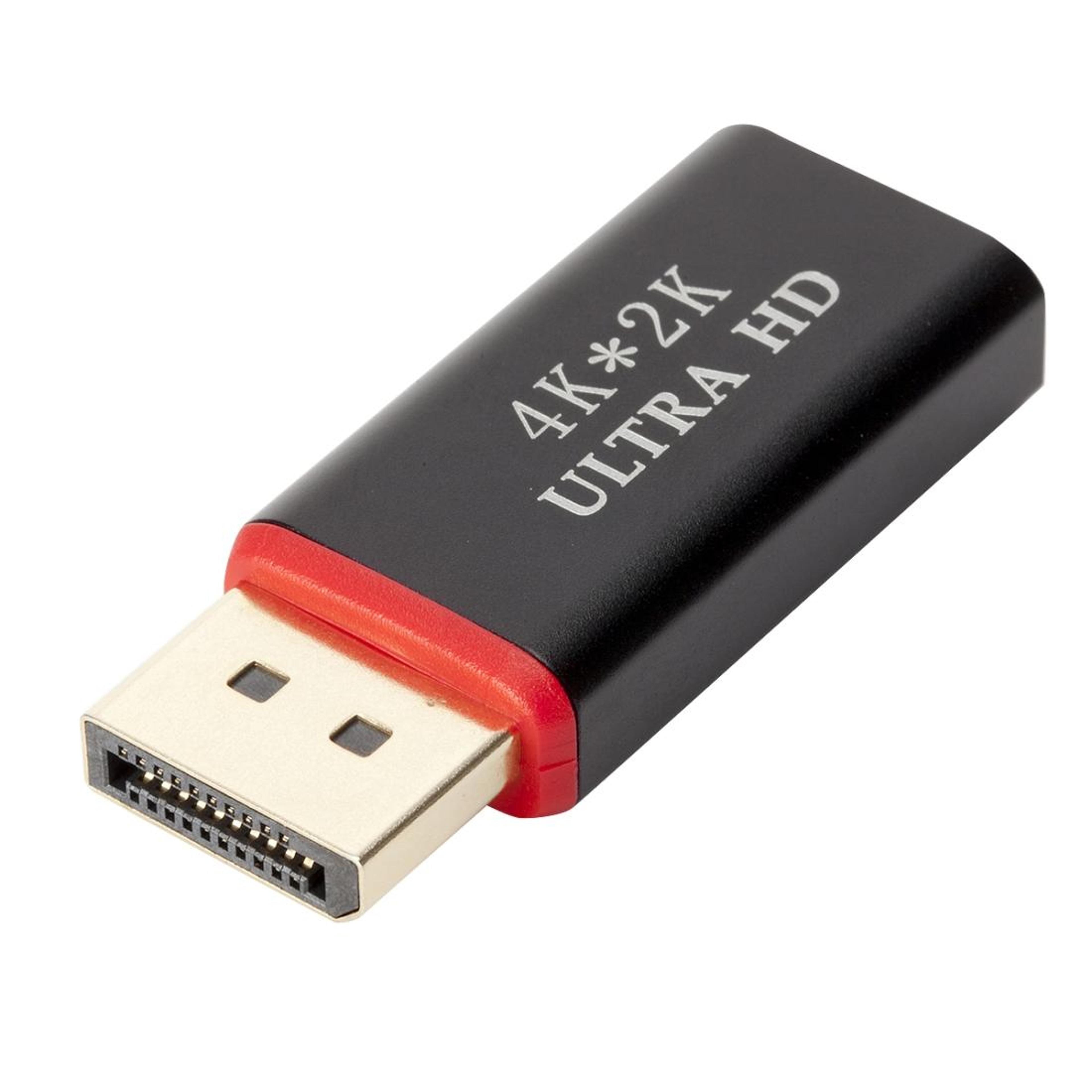 4k displayport to hdmi adapter 4k 30hz dp 1.2 converter for laptop pc to hdtv monitor