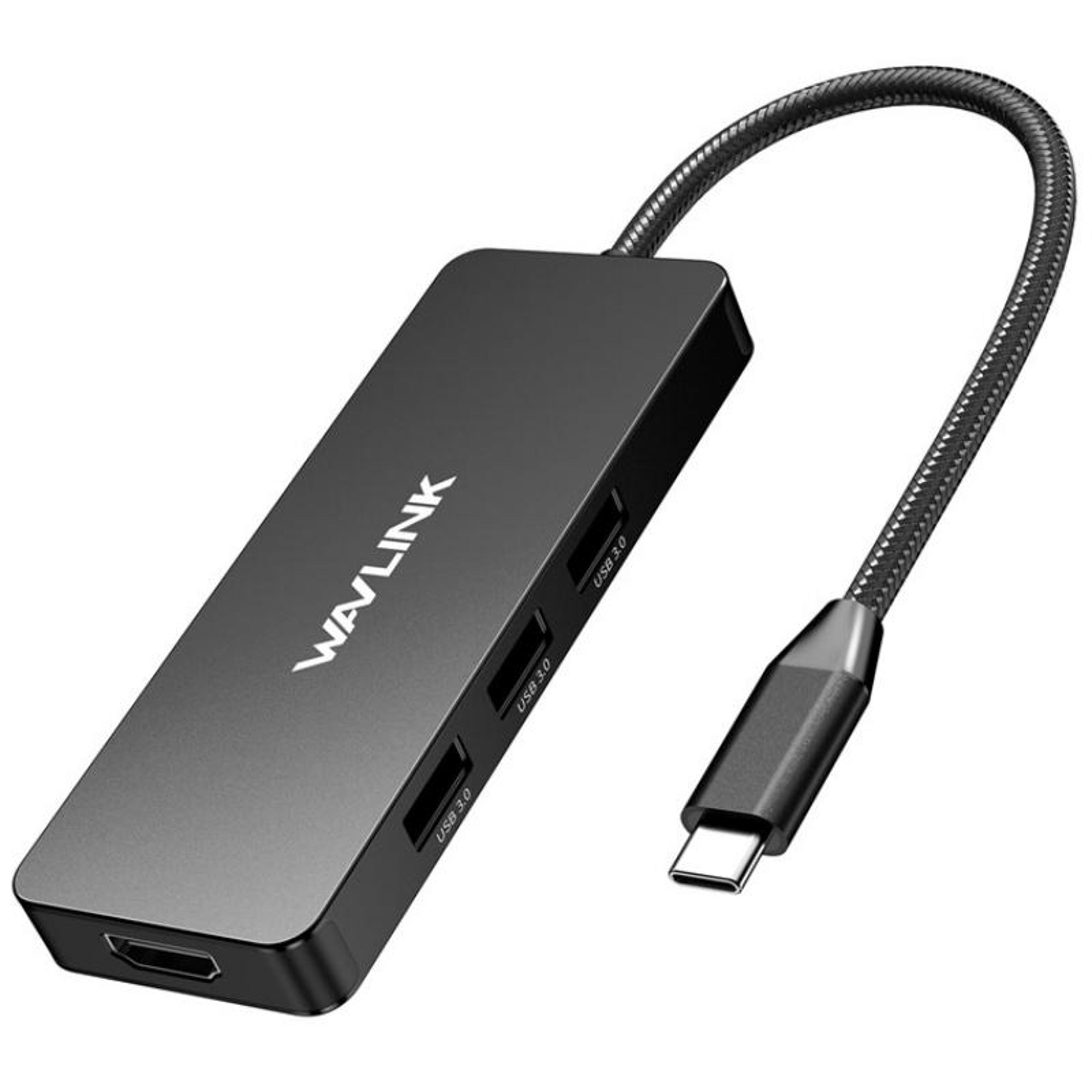 7-in-1 usb c docking station 4k hdmi 100w pd sd tf card reader hub