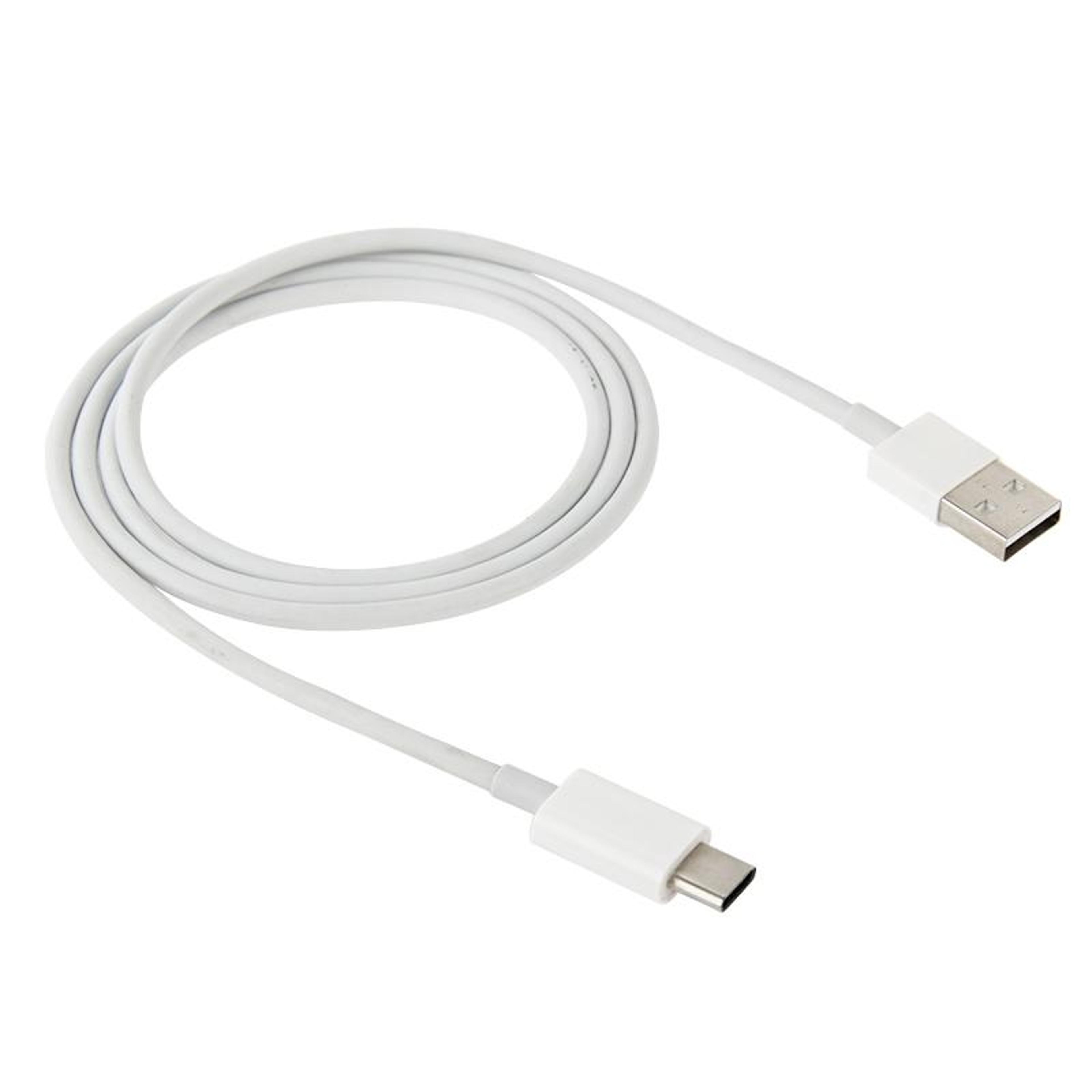 1m usb c charging cable fast sync durable usb 2.0 to type c cable white