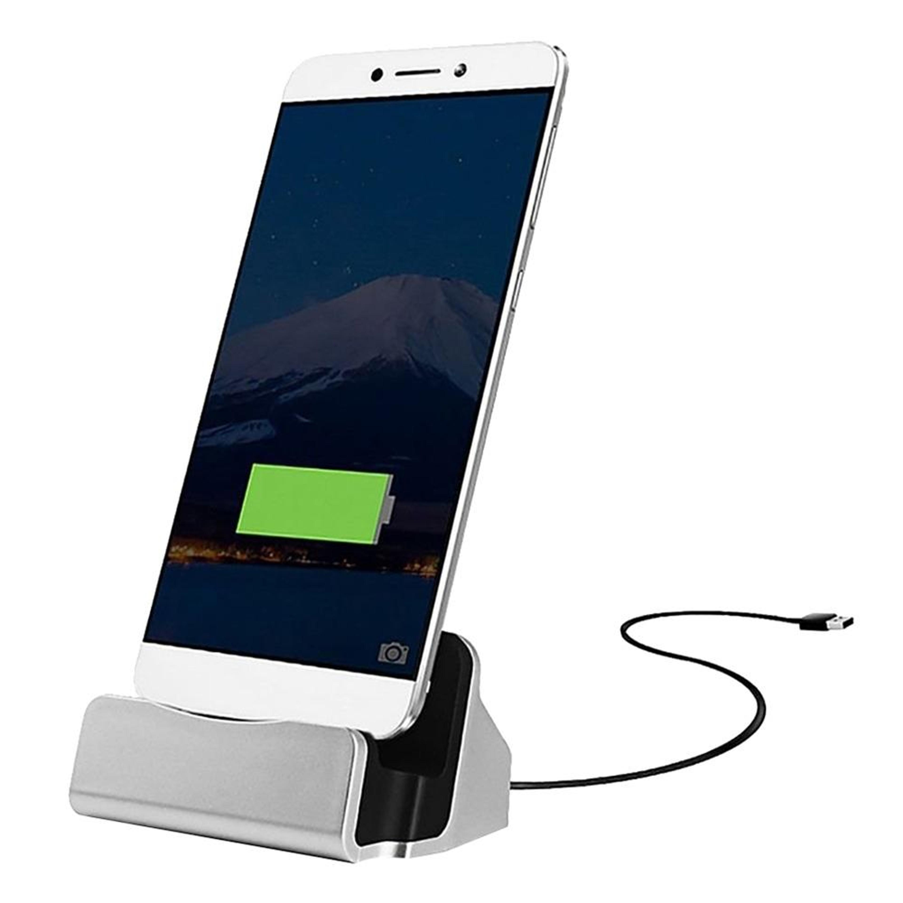 usb c charging dock station with data sync stand for type c devices
