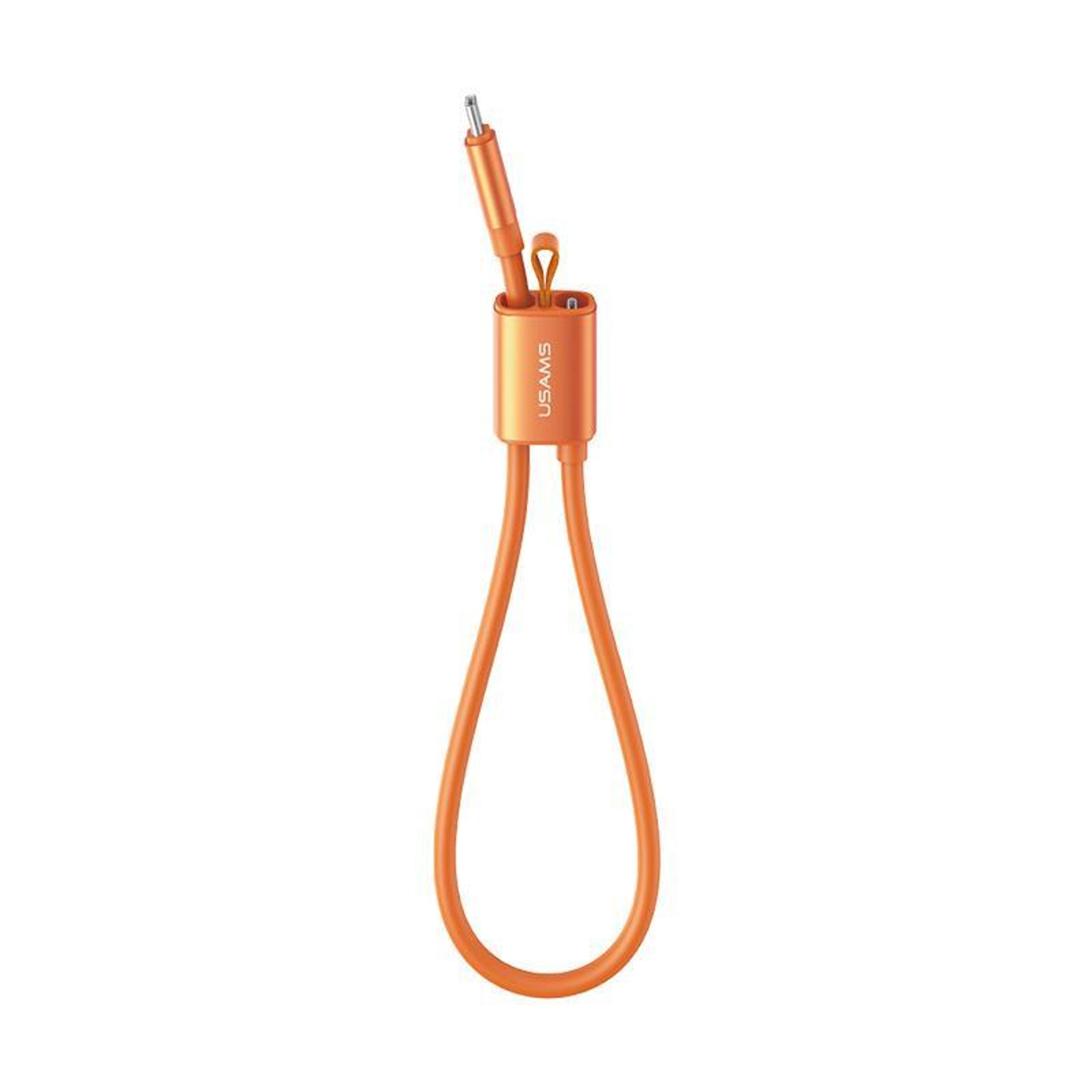usams 60w usb-c fast charging lanyard cable short 30cm durable type-c data cable