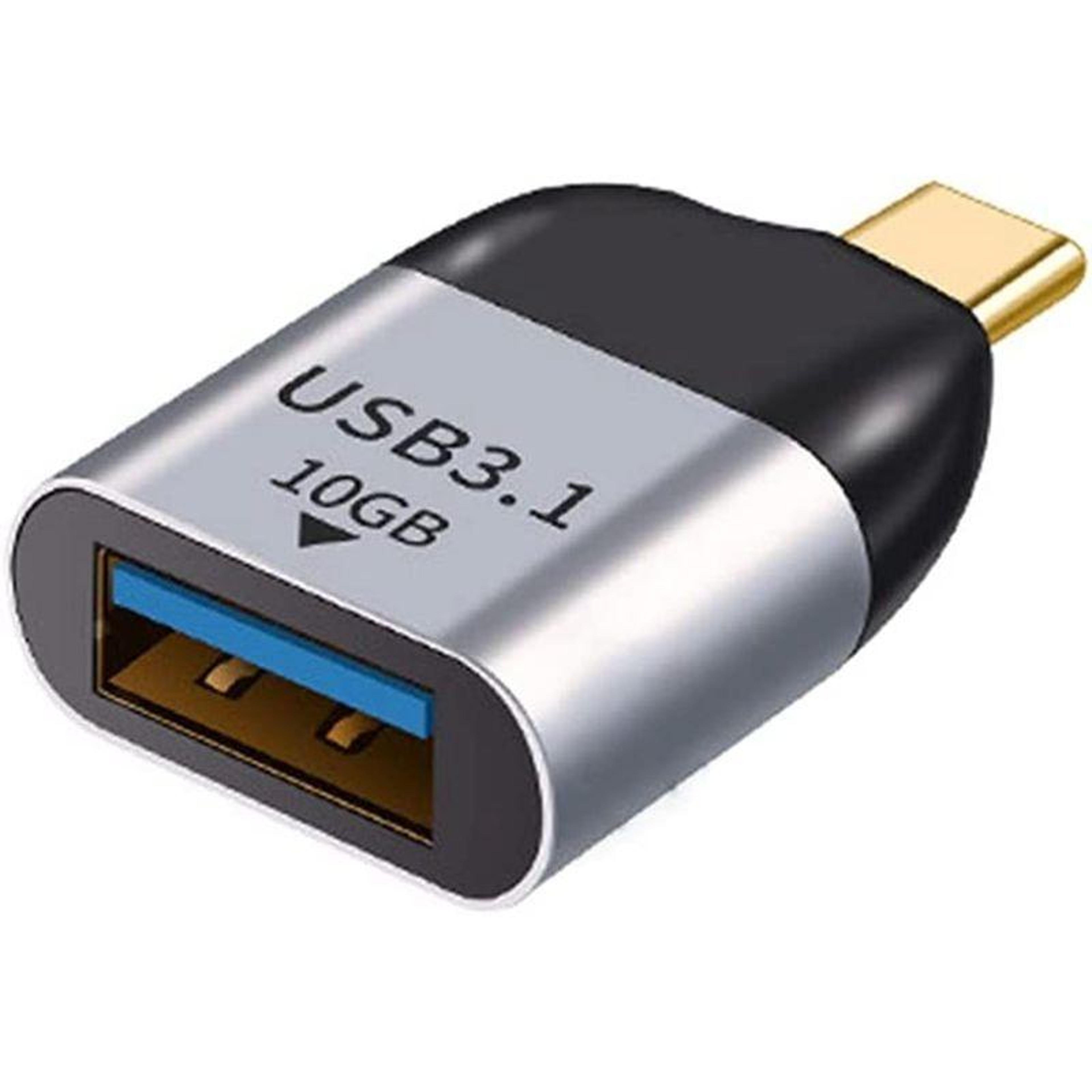 usb 3.0 to usb-c otg adapter 10gbps type-a female to type-c male high speed data converter