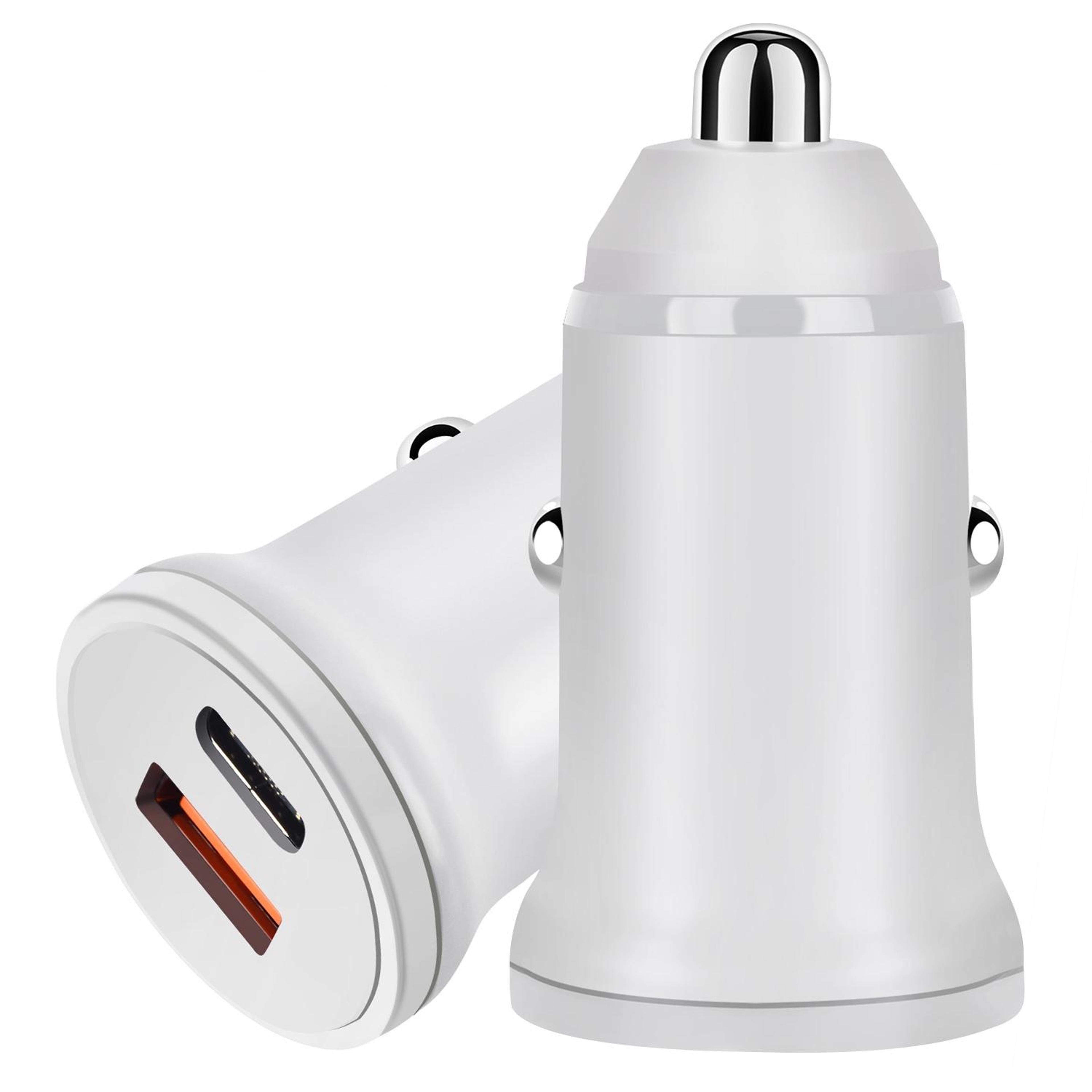 powerdrive 20w fast charging car charger with usb-c pd & qc 3.0 dual ports
