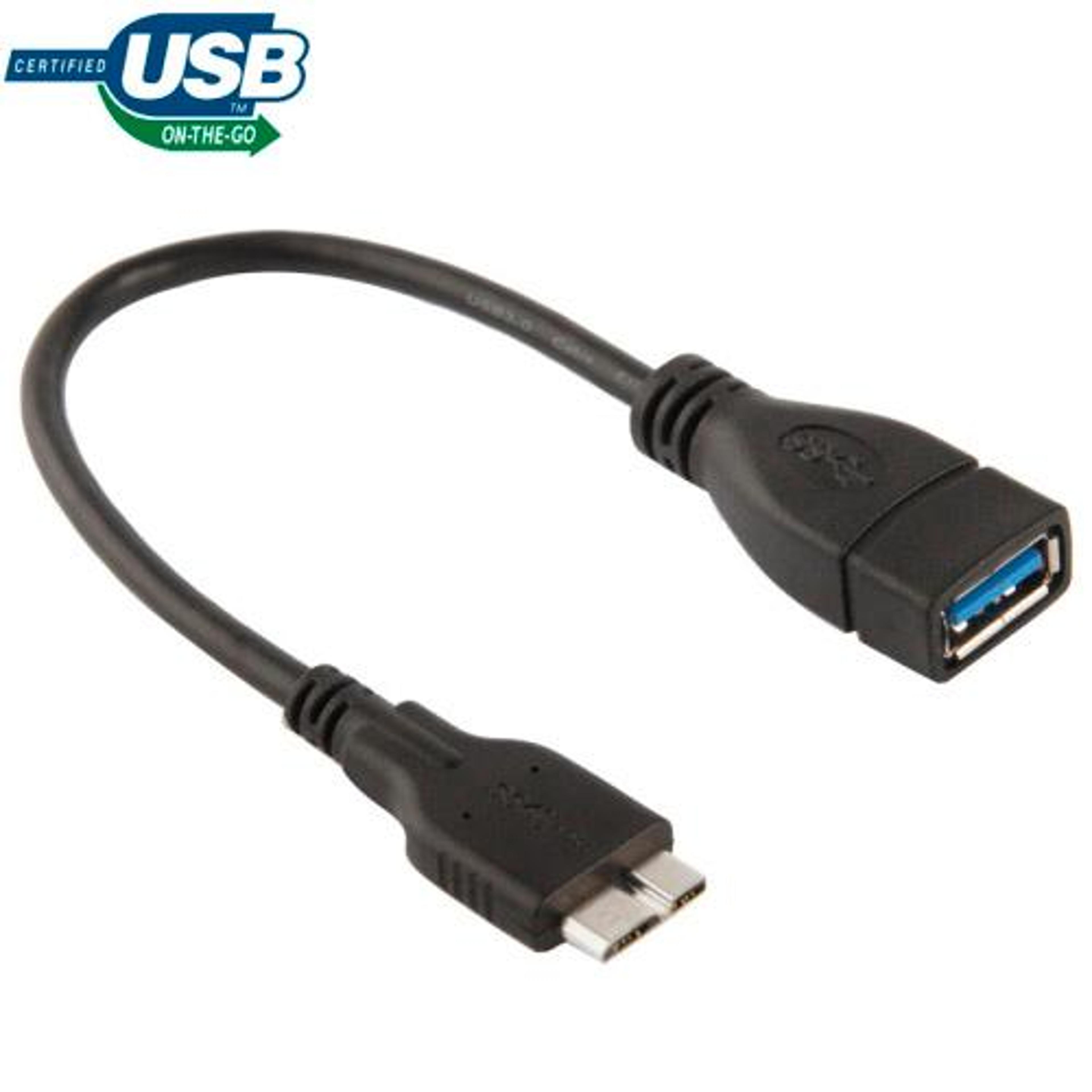 superspeed micro usb 3.0 otg cable for galaxy note 3 data transfer adapter 20cm