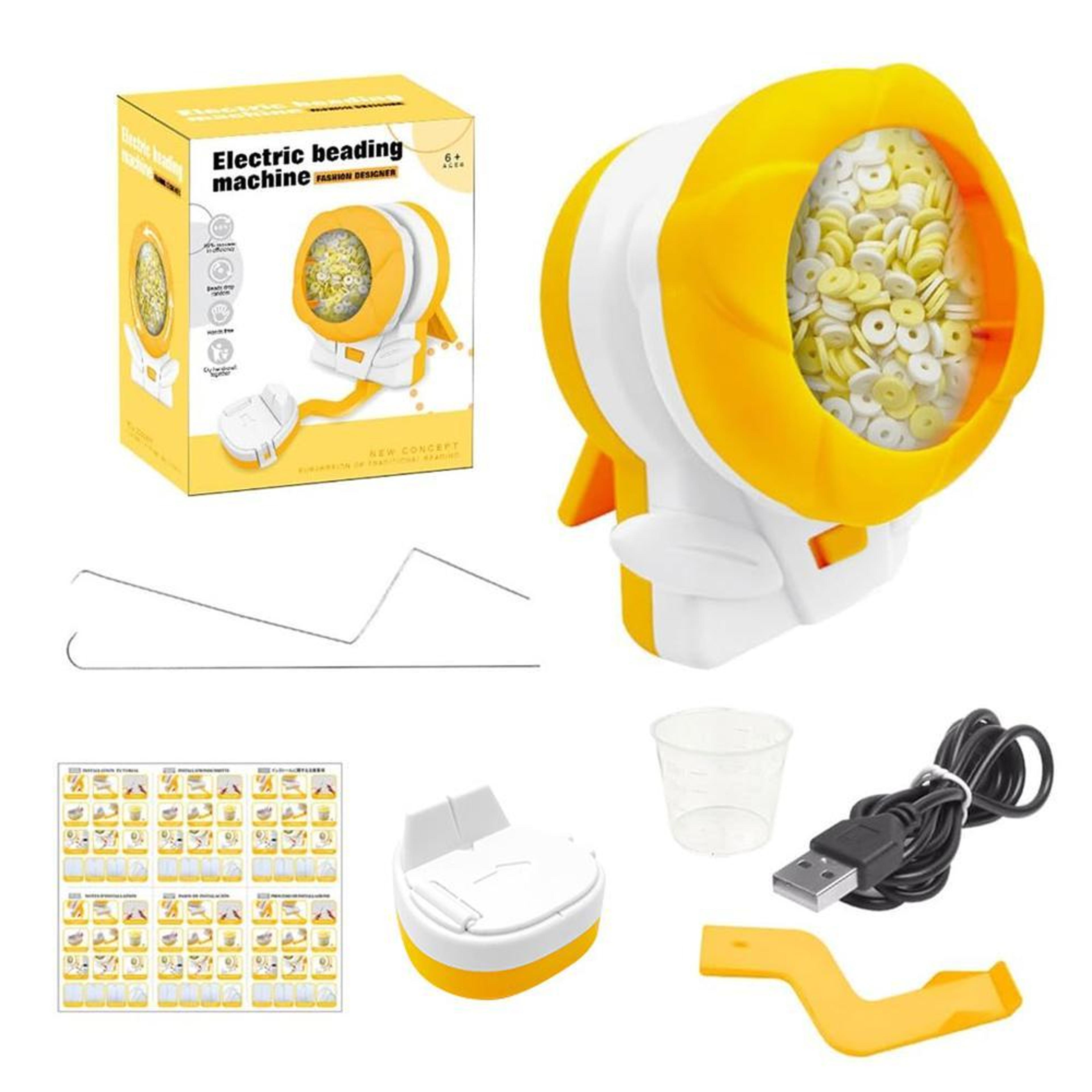 portable usb automatic beading machine for diy jewelry making