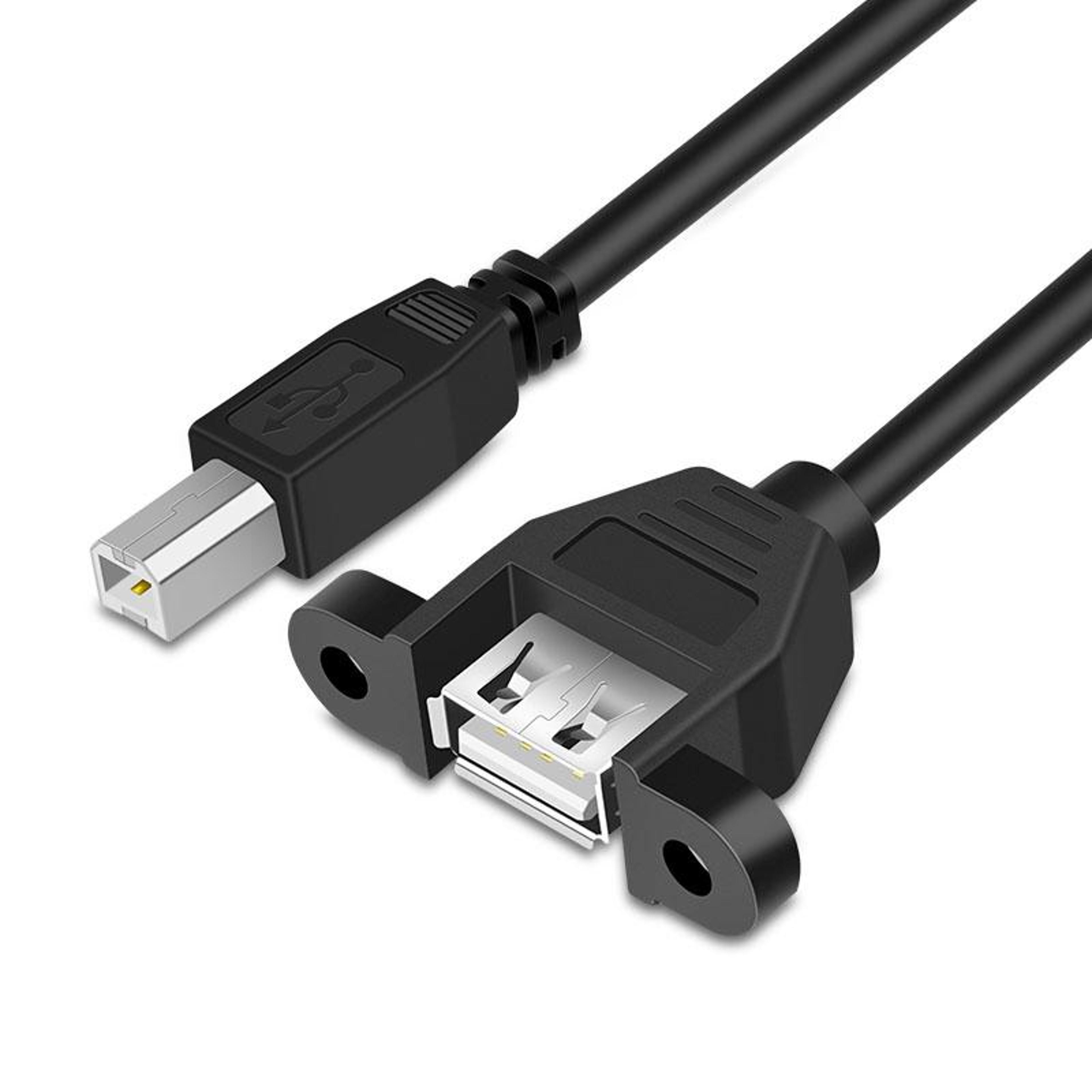 usb printer adapter cable usb b male to usb female for hp dell epson