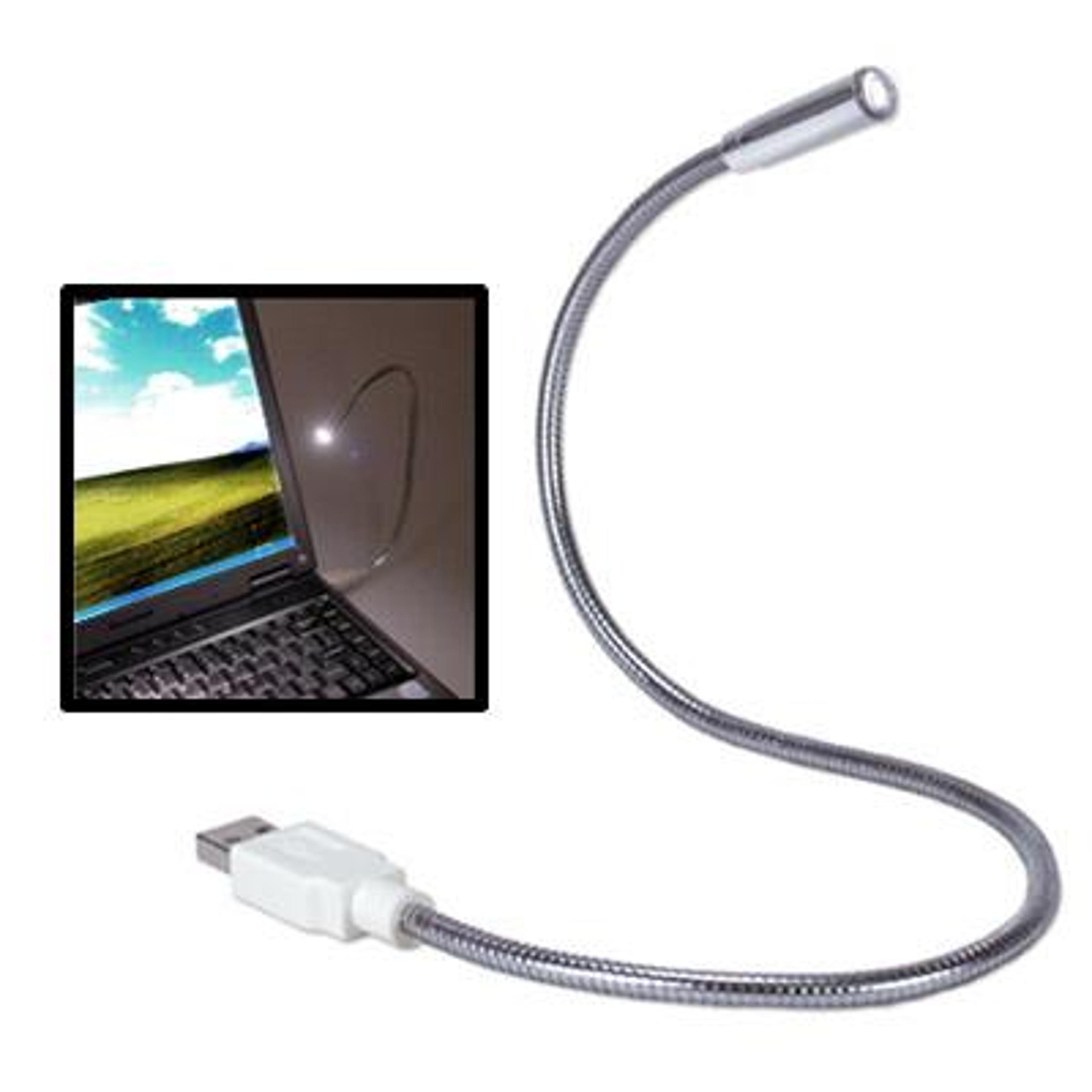 flexible usb led reading light for laptop, keyboard & desk lighting