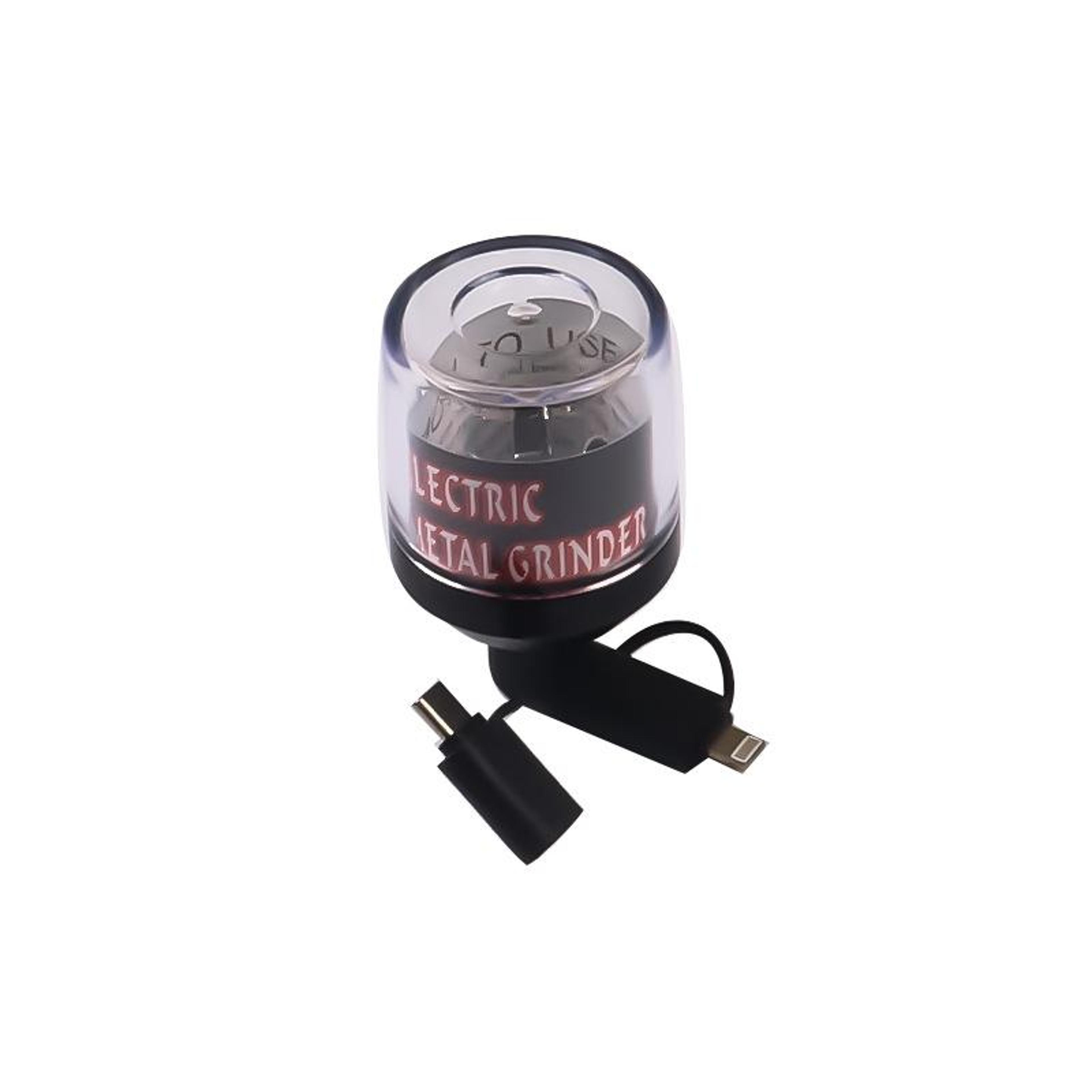 portable usb electric herb & tobacco grinder fast rechargeable spice crusher