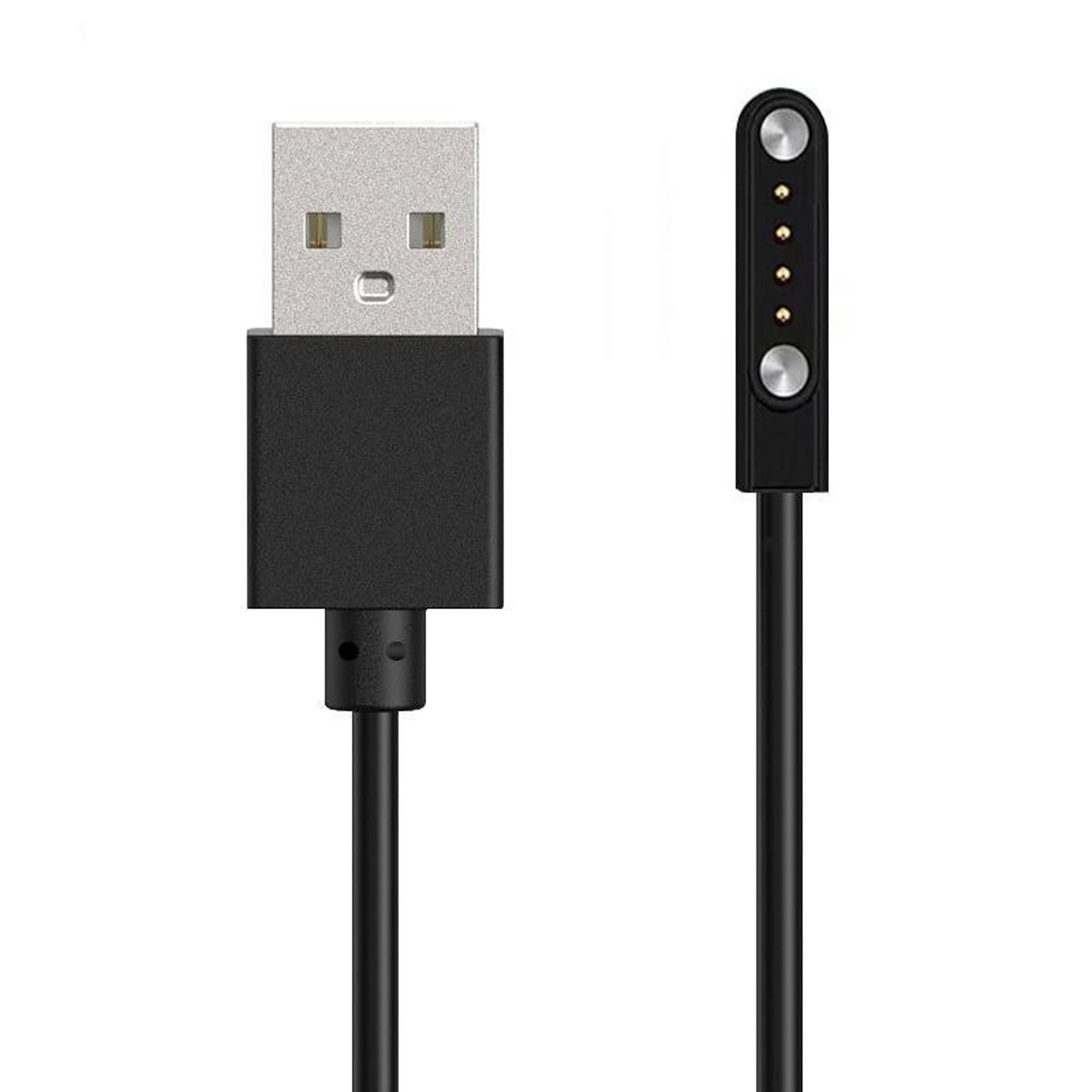 4-pin magnetic smart watch charger cable with chip protection usb fast charging cord 60cm