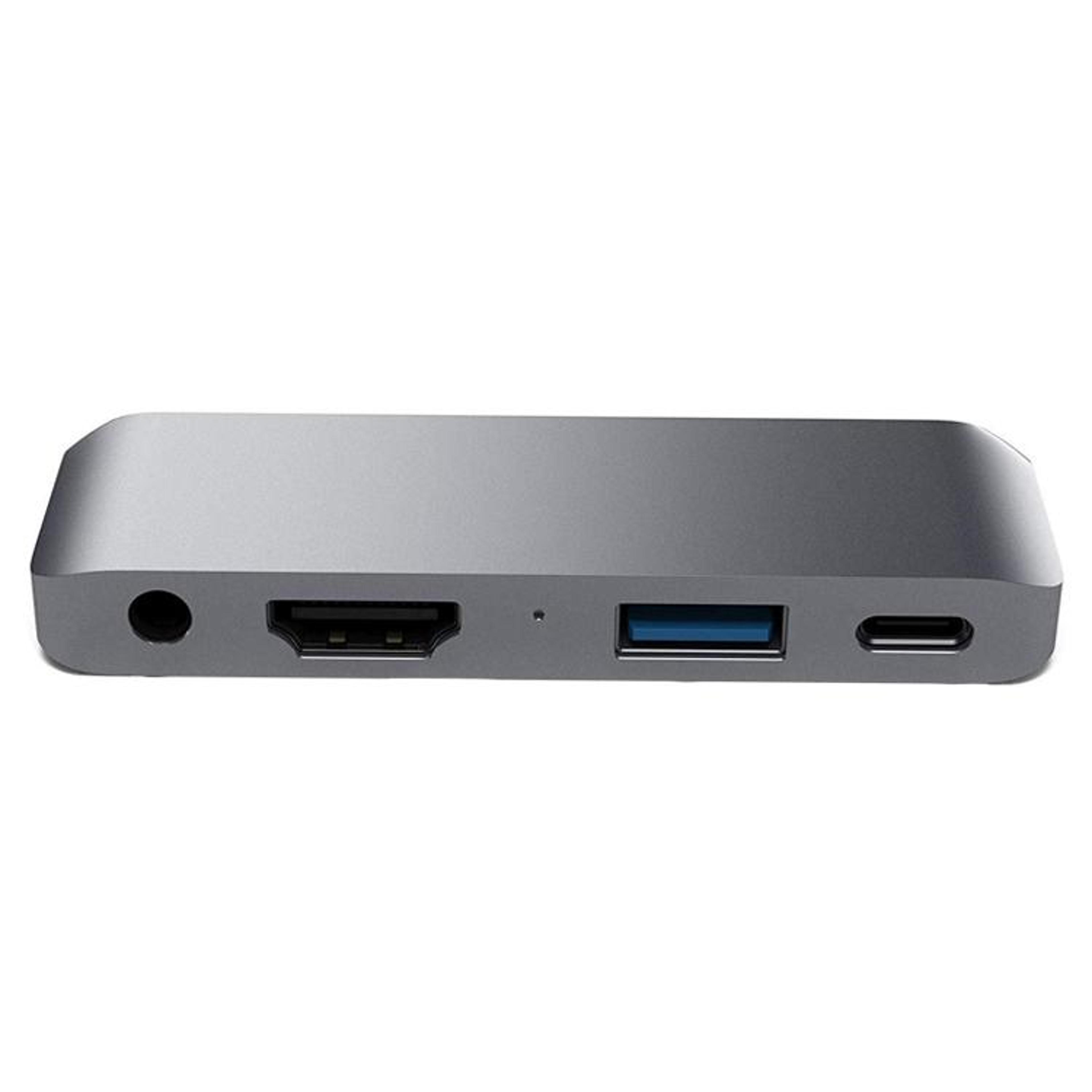 4-in-1 usb-c hub for ipad pro with pd charging, usb 3.0 & audio adapter