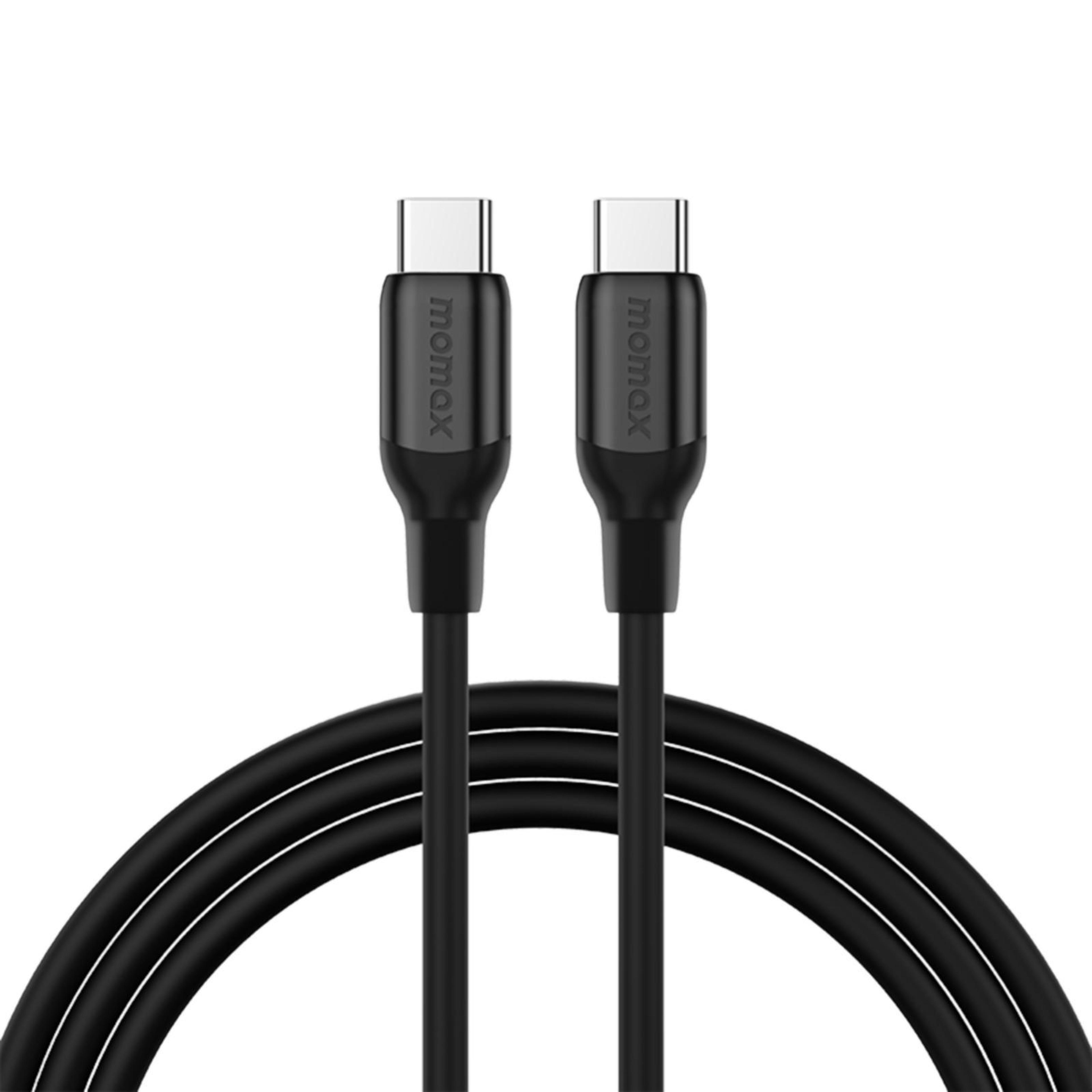 momax flowlink 60w usb-c to usb-c fast charging cable 1.2m silicone pd data cable