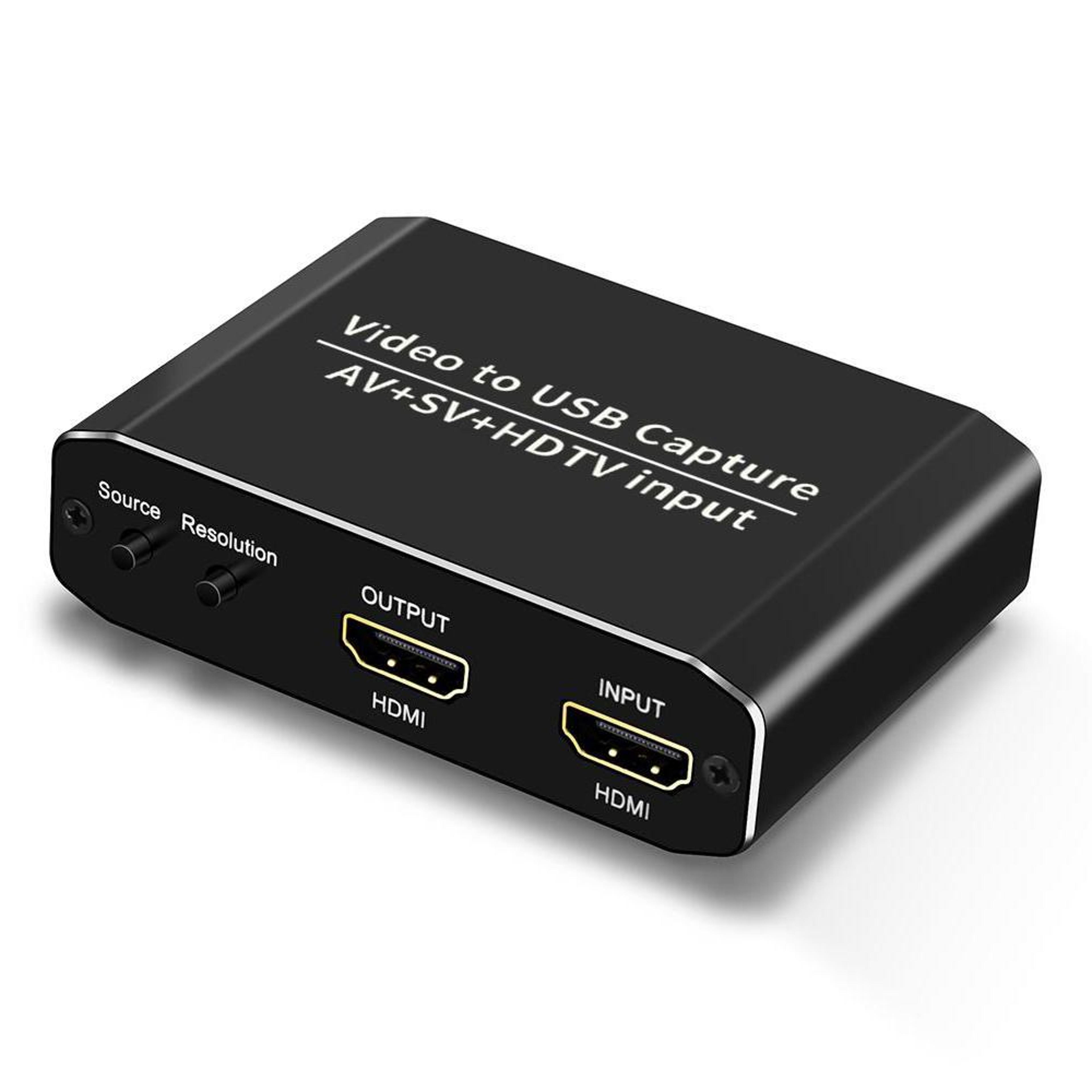 nk-10s usb 3.0 video capture card with hdmi av & s-video converter for streaming and recording