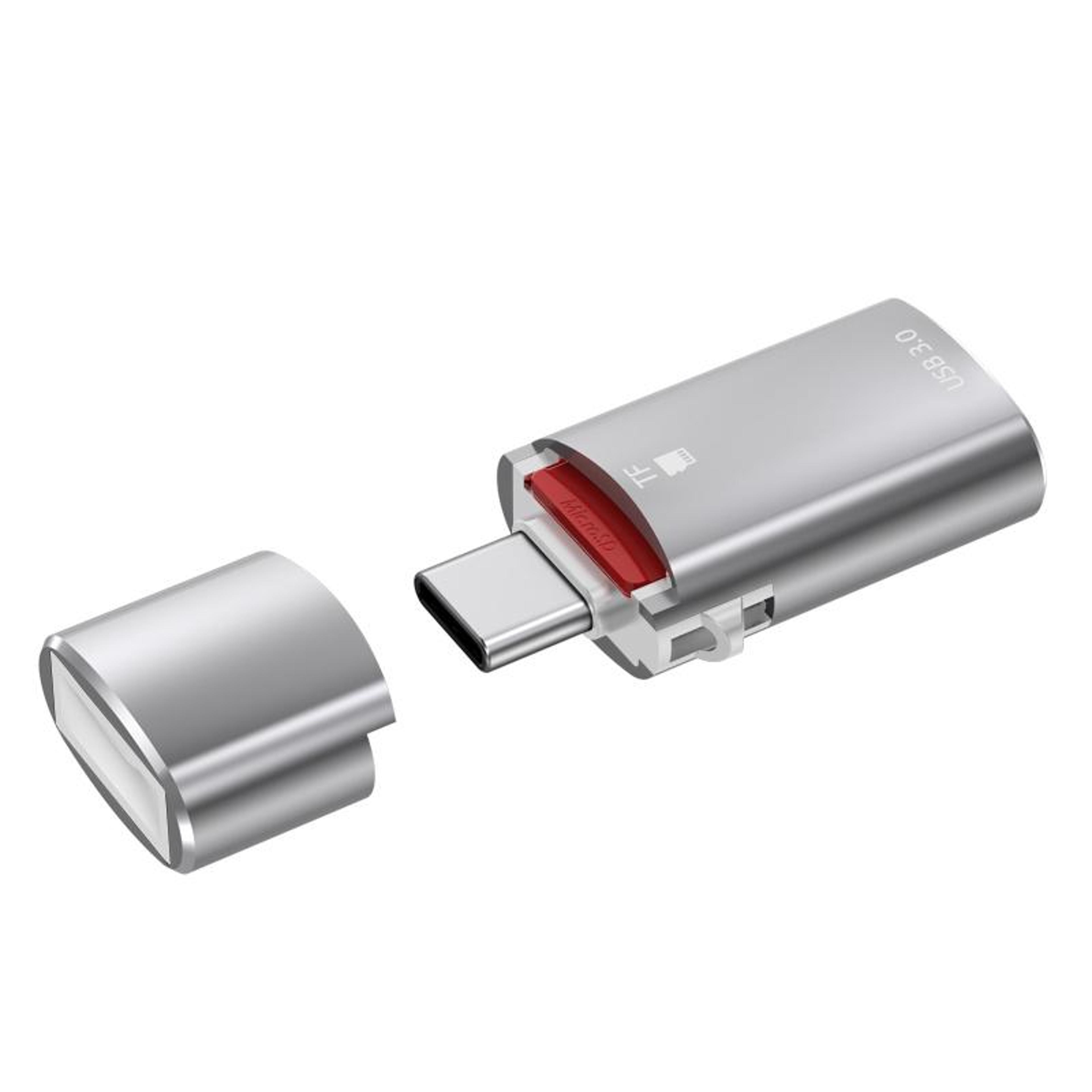 ultraspeed usb-c tf card reader otg adapter for micro sd cards & type-c devices