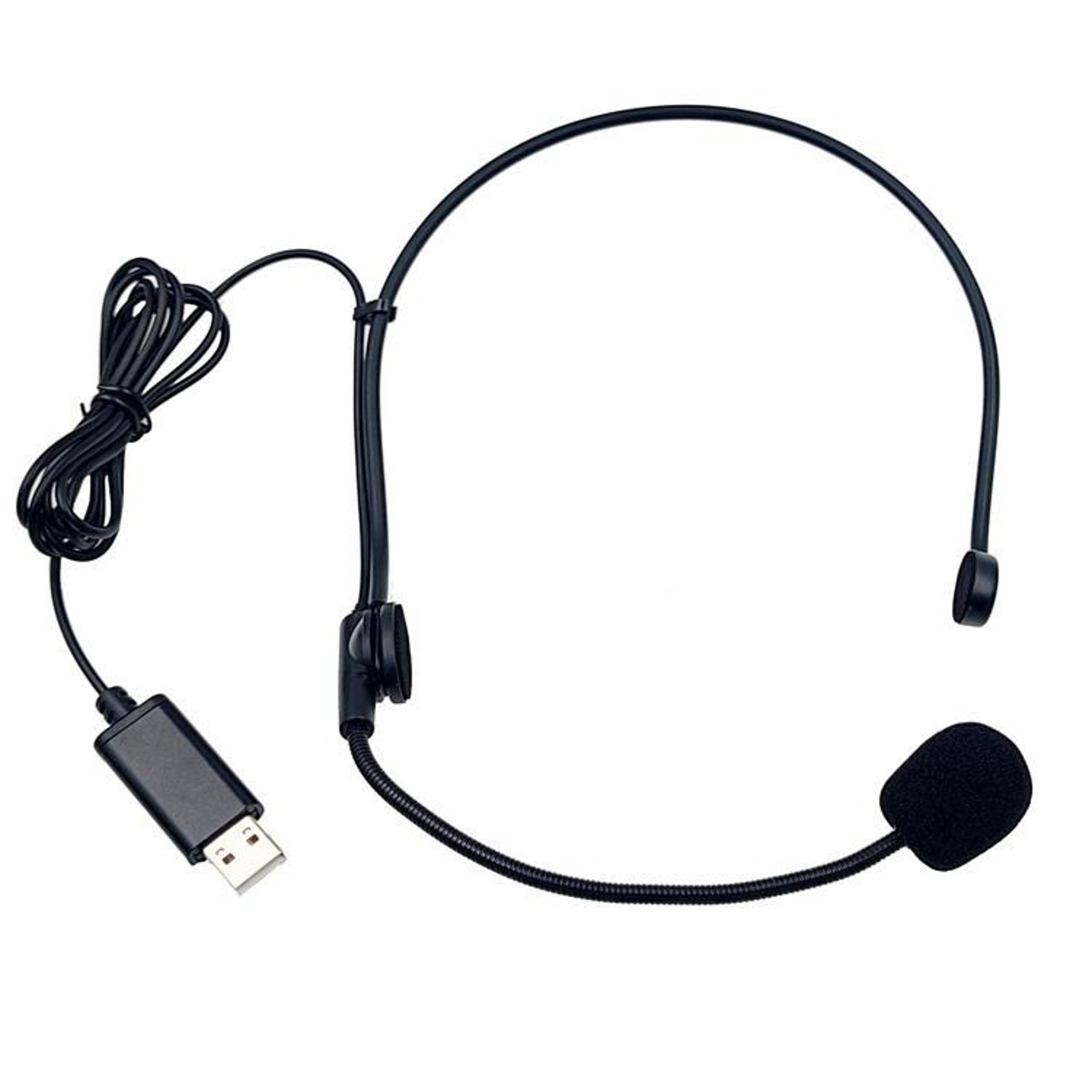 clearvoice usb headset microphone for online classes, gaming & pc calls