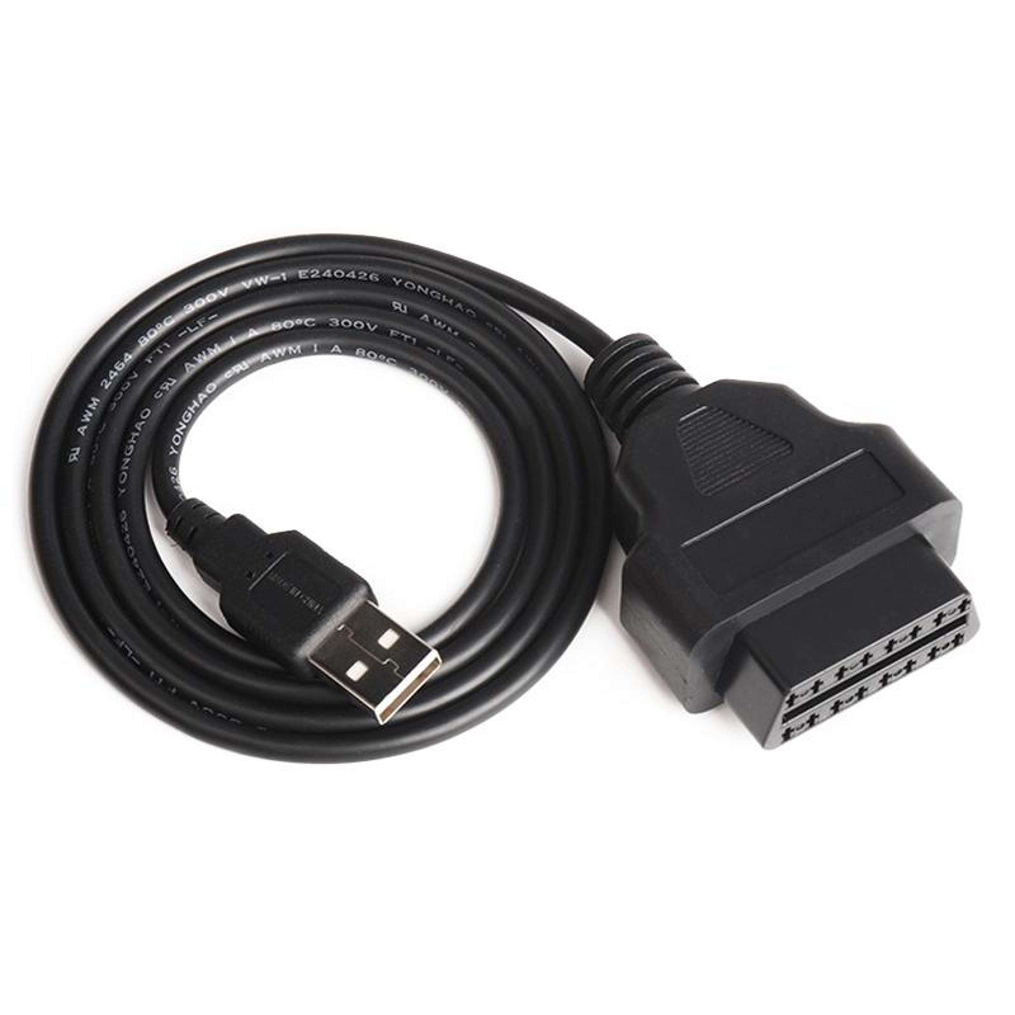 obd2 to usb diagnostic gps cable 1m durable obd2 female connector adapter