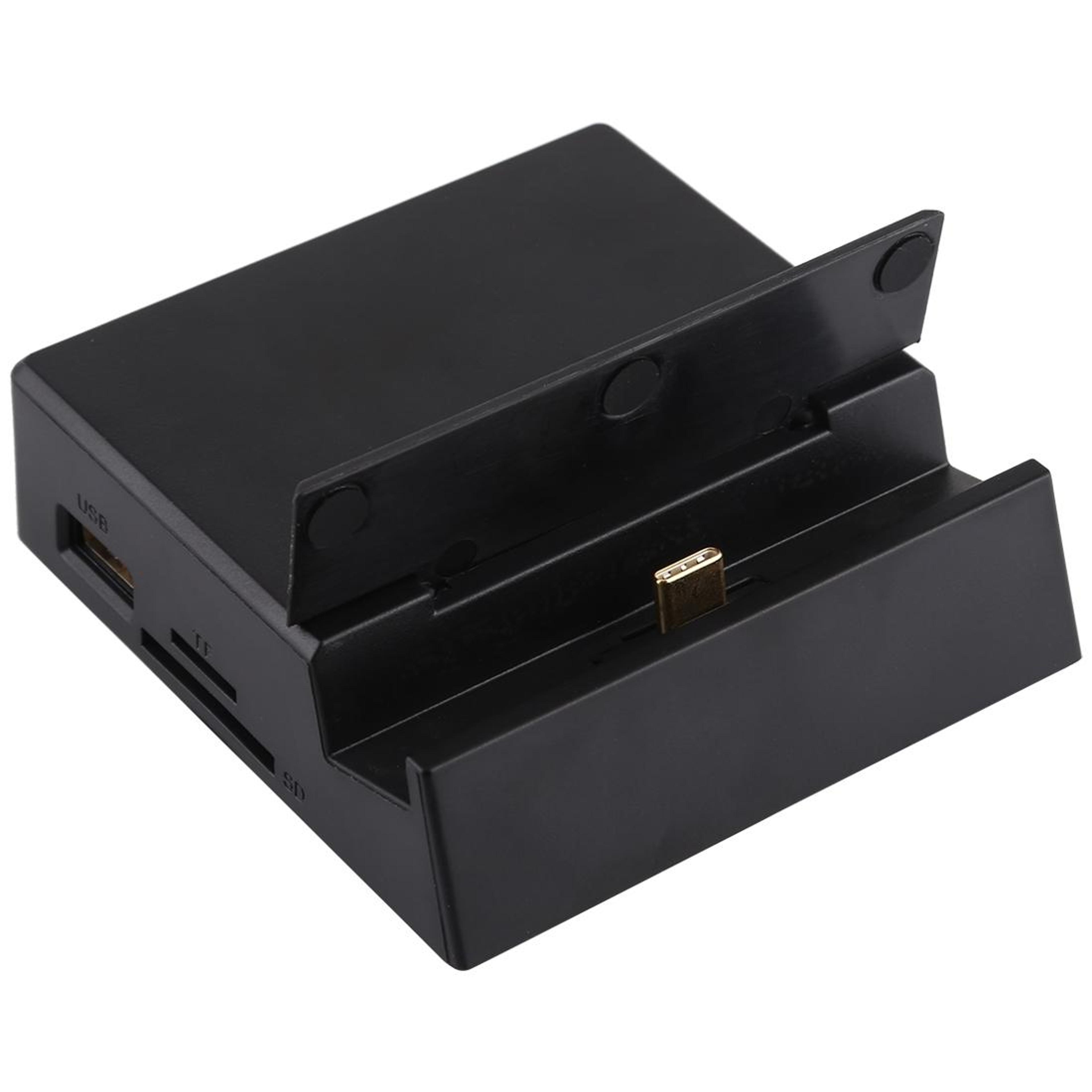 v105 usb-c hub phone docking station with hdmi, card reader & 60w charging