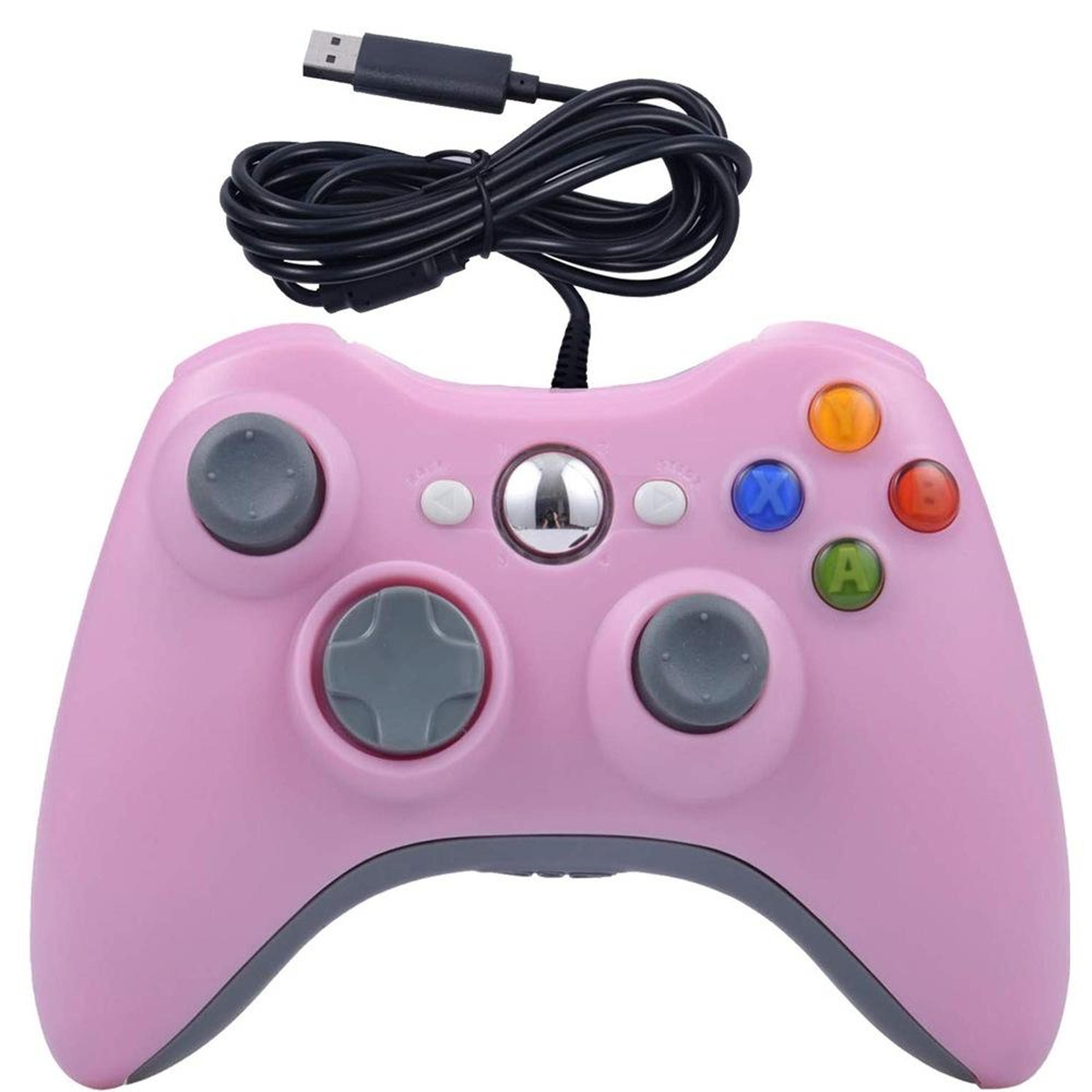 pro dual vibration wired usb game controller for xbox 360 & pc gaming