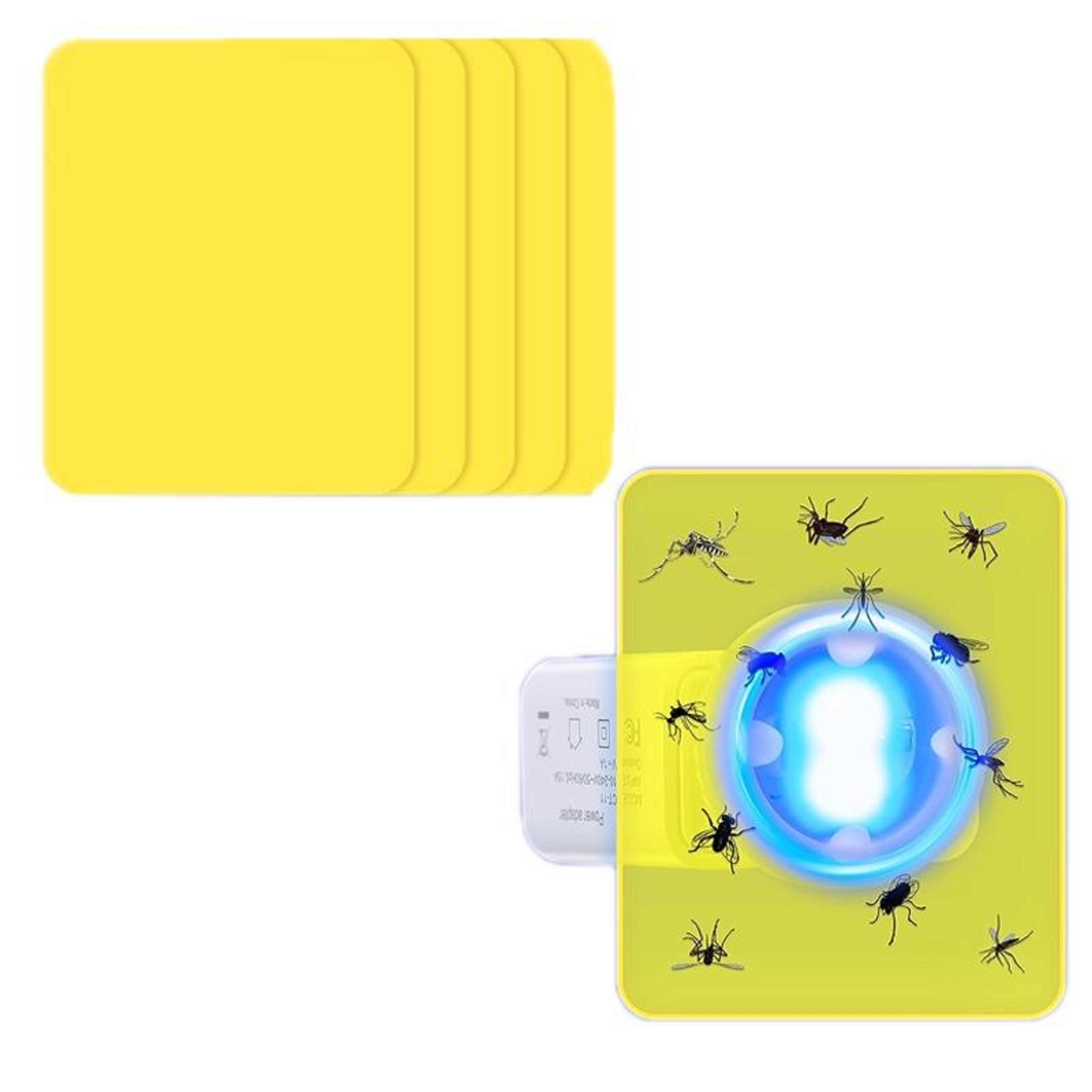 uv sticky insect trap usb mosquito killer lamp with 5 replaceable glue boards