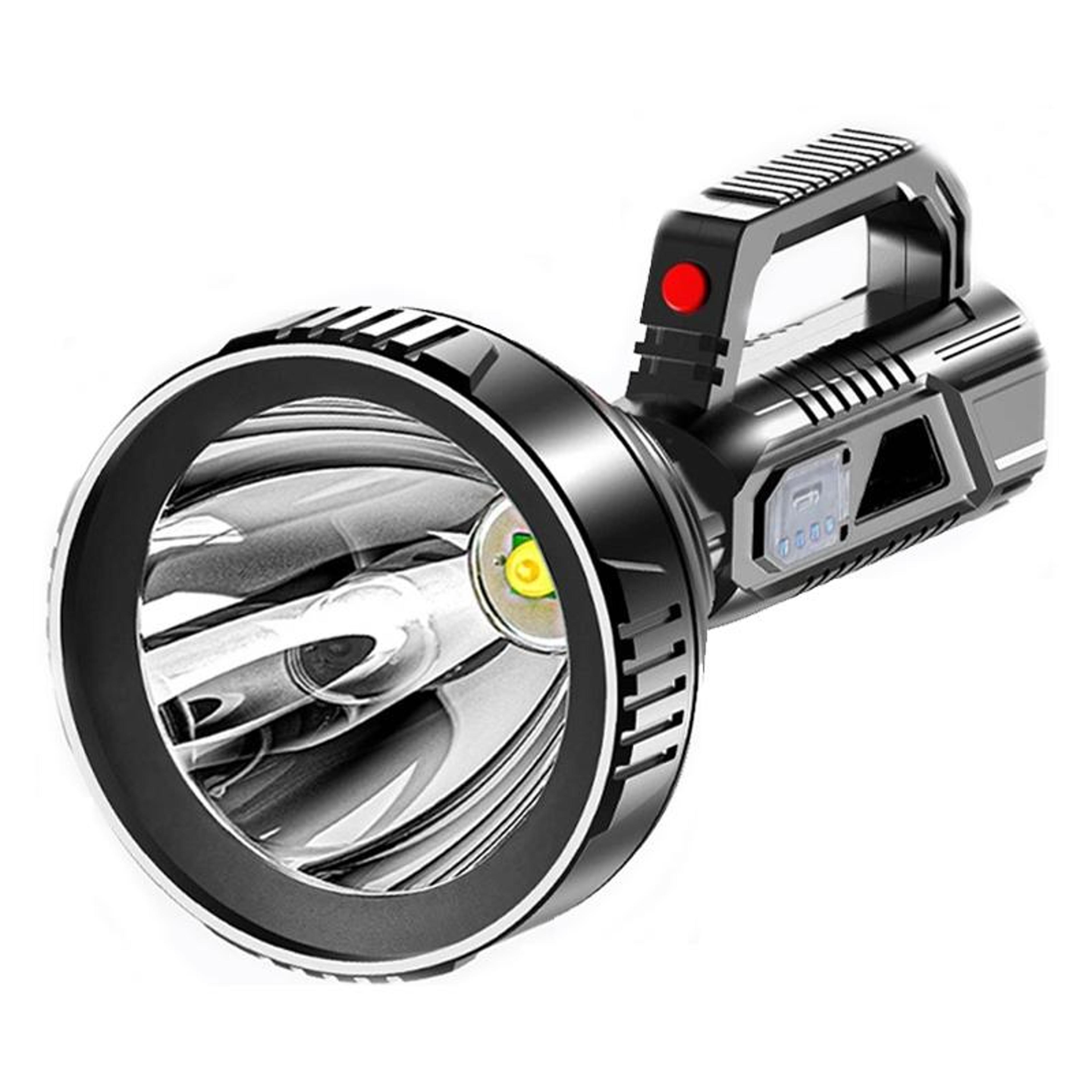 hk788 high power rechargeable flashlight 500m led searchlight with sos mode