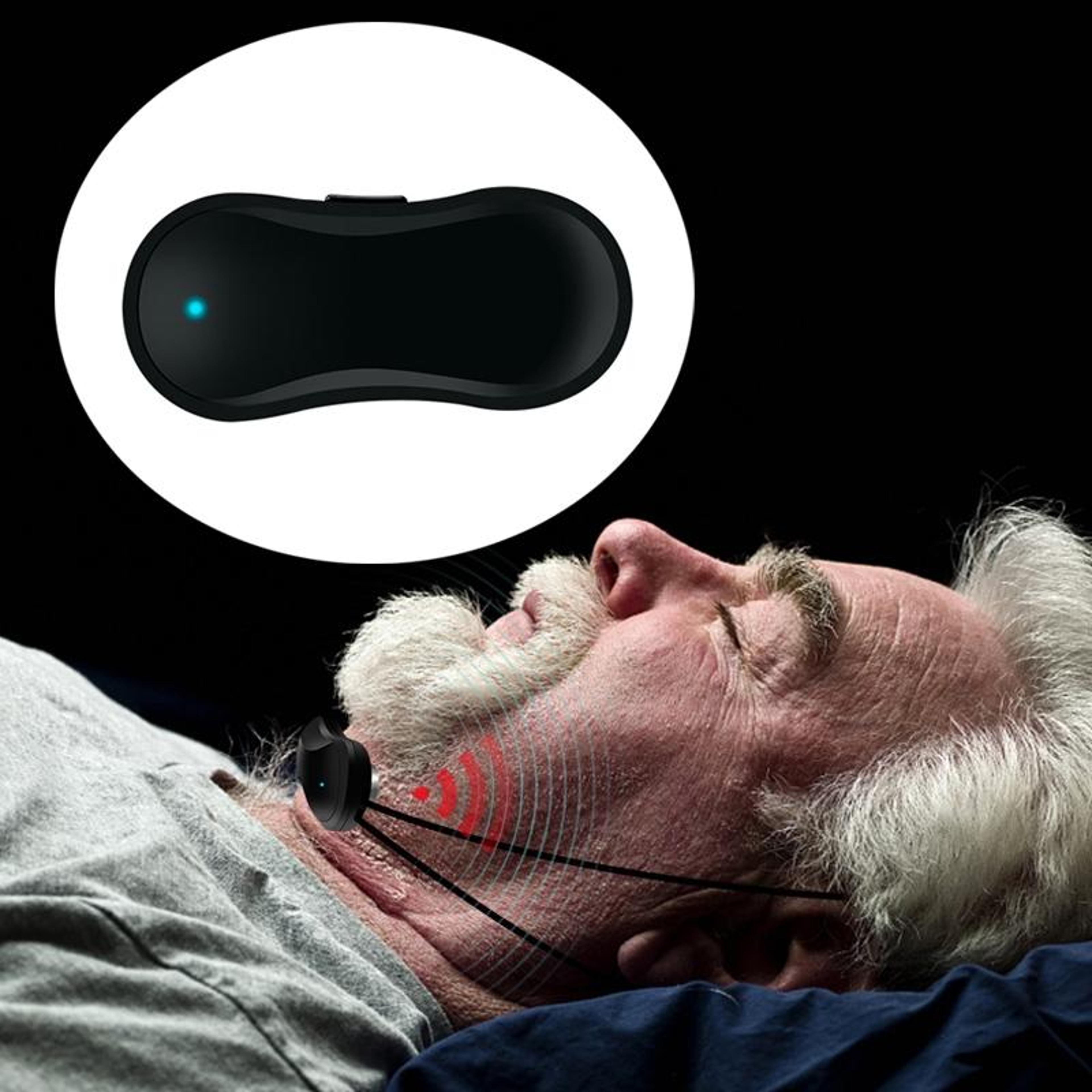 smart usb rechargeable anti-snoring sleep aid device for quiet nights & better breathing