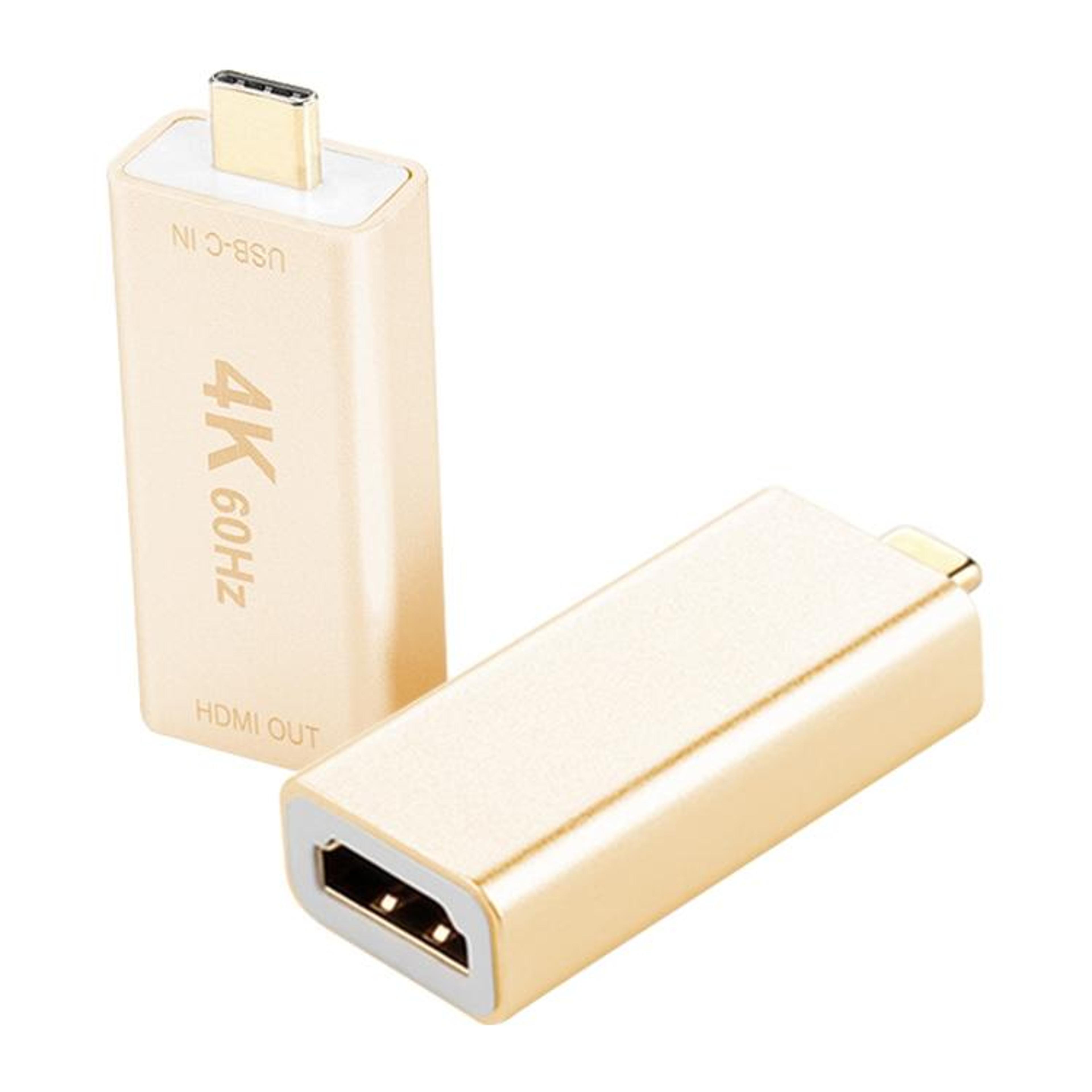 4k usb-c to hdmi adapter 60hz aluminum alloy type-c to hdmi converter