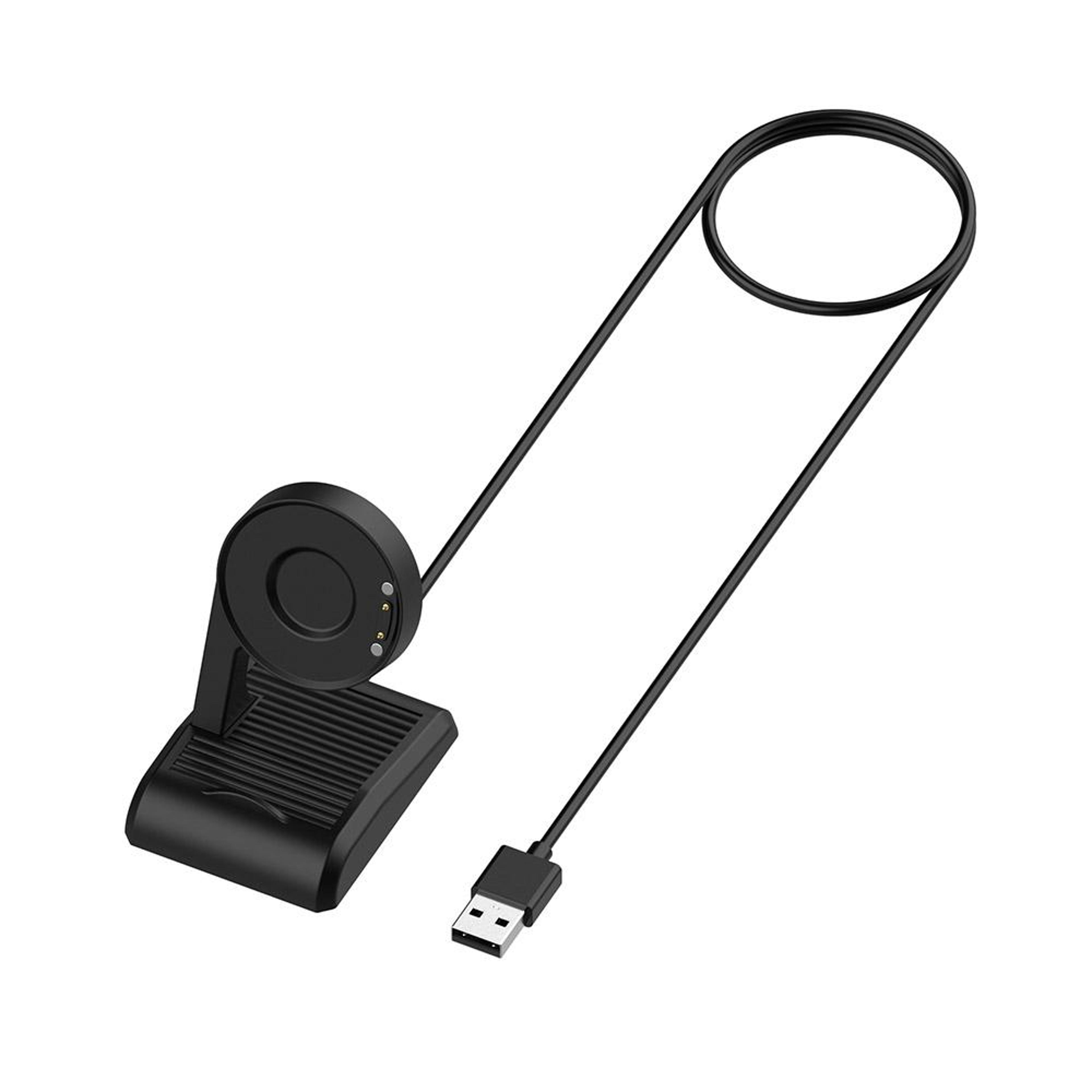 ticwatch magnetic usb charger dock 1m fast charging cable for pro 5, pro x, e3 & pro 3 series