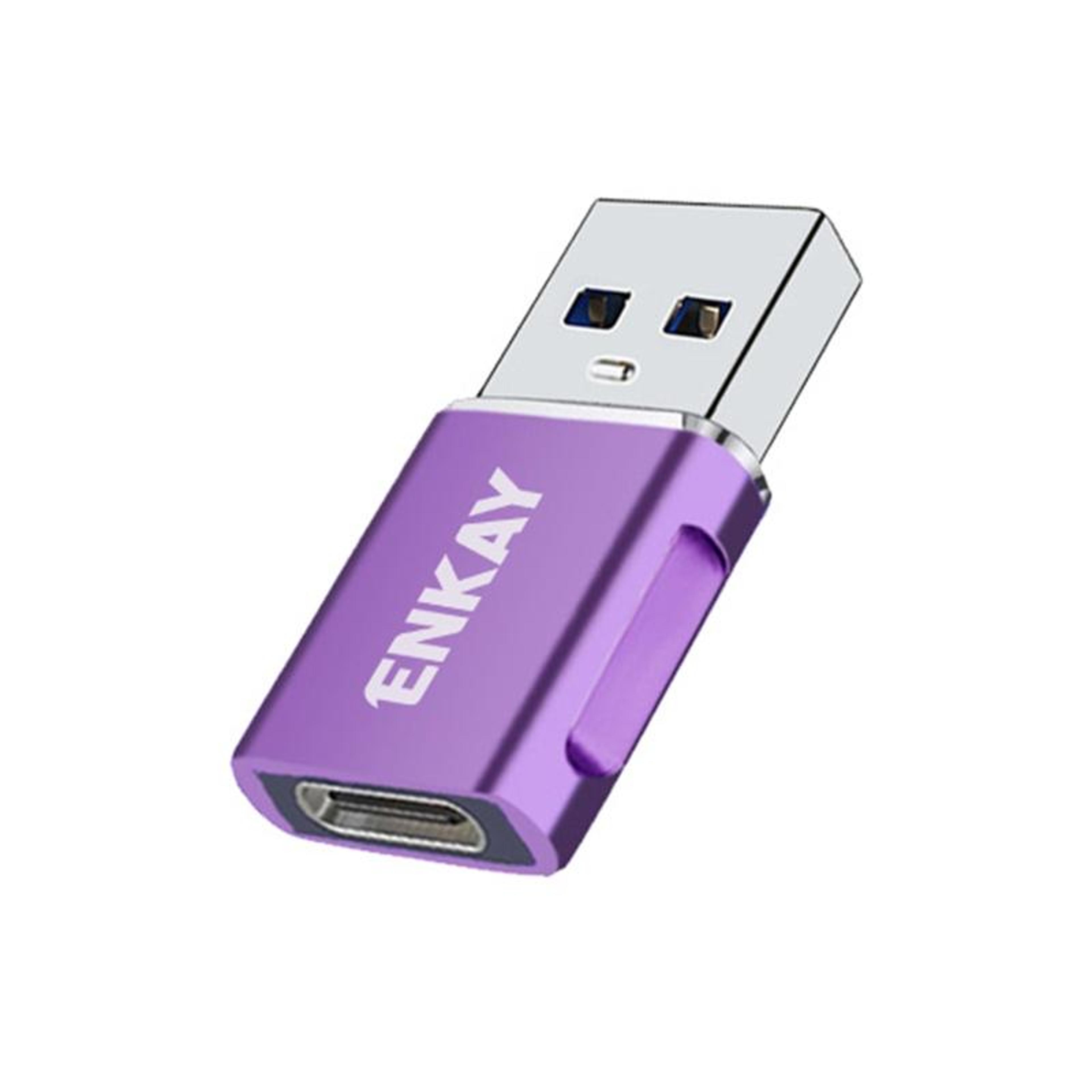 enkay usb 3.0 to type-c adapter with fast charging & high-speed data transfer