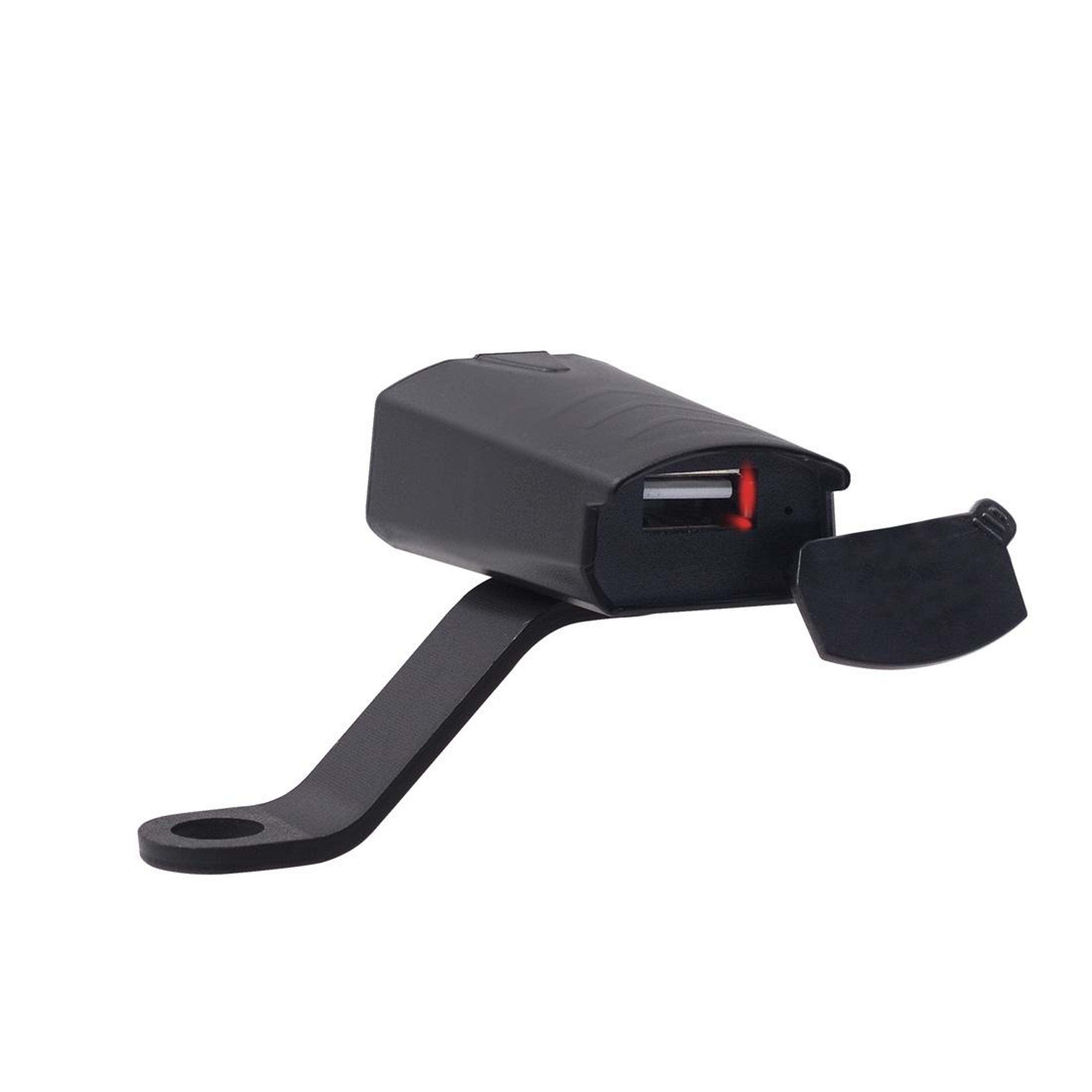 waterproof motorcycle usb charger rearview mirror mount phone power adapter with indicator light