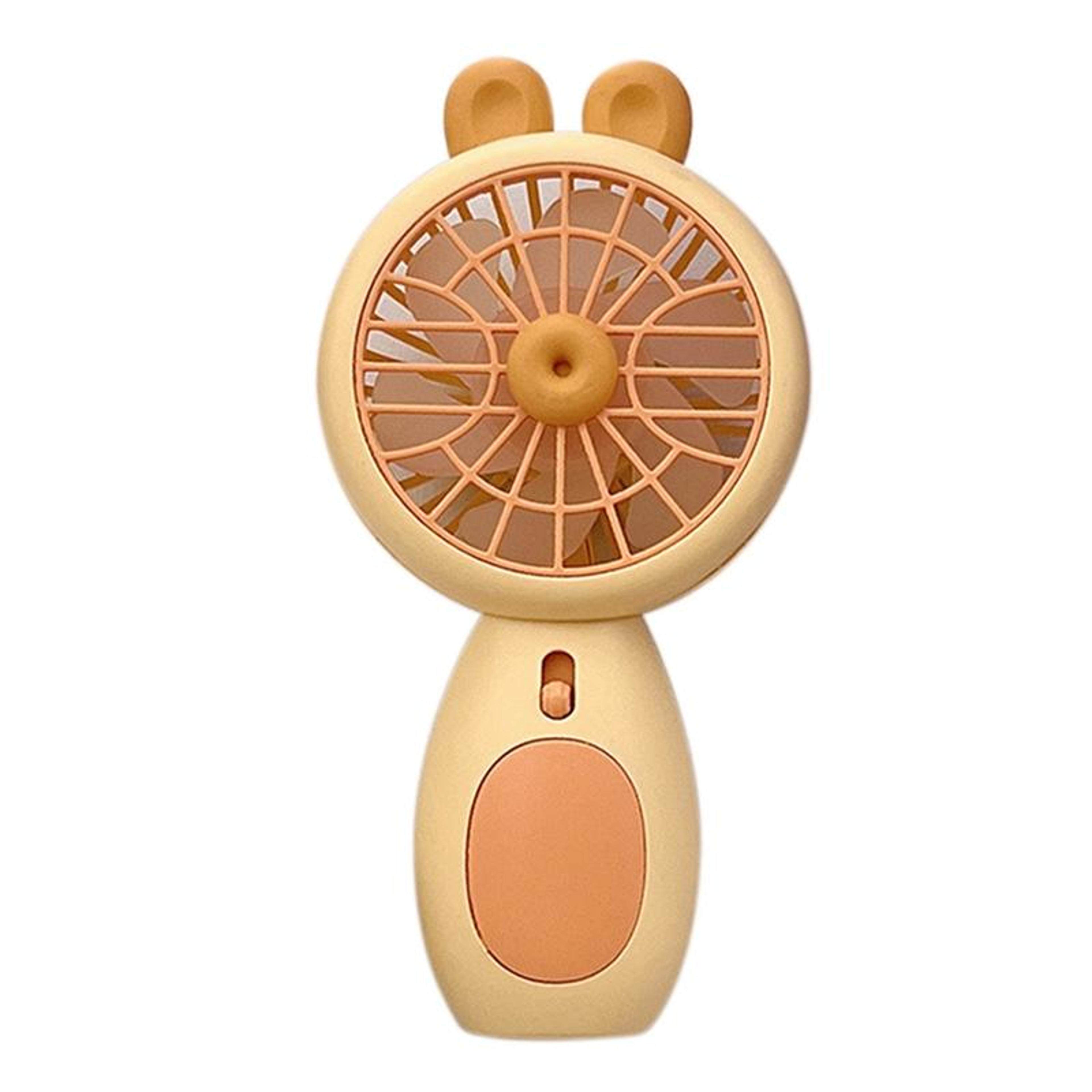 ap238 portable usb fan led night light rechargeable handheld mini fan